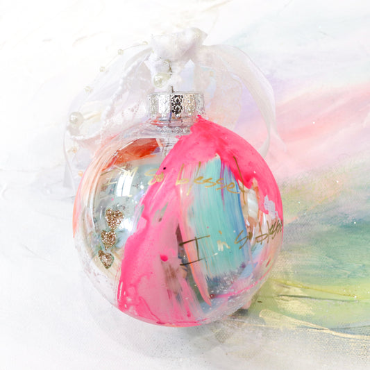 I'm So Blessed Hand-painted Ornament