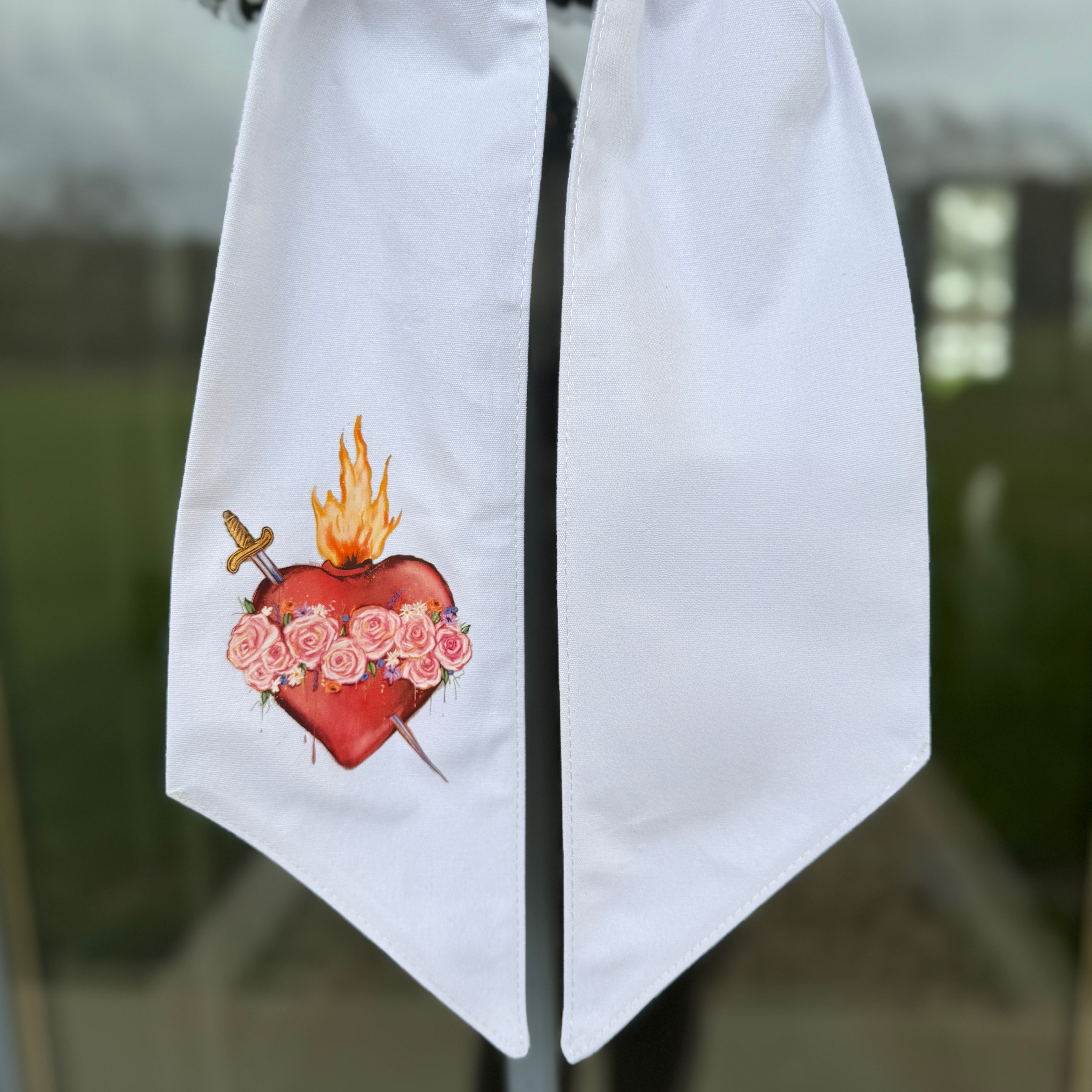 Immaculate Heart Wreath Sash