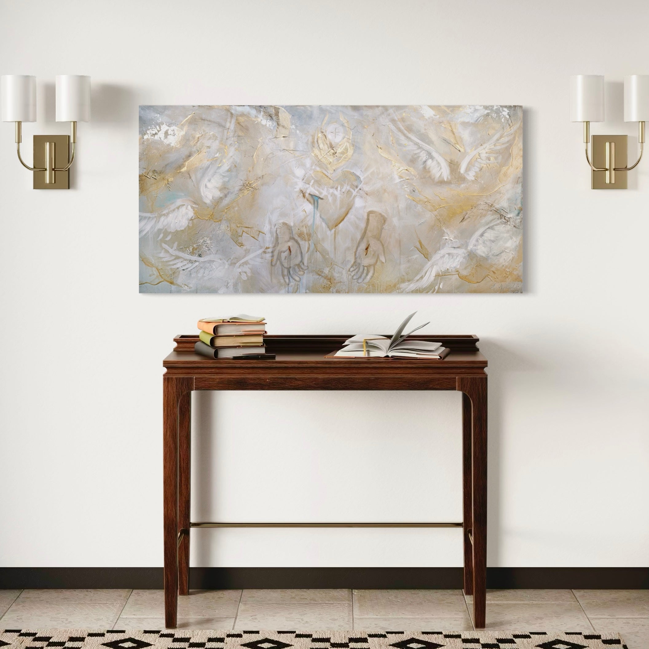 In His Hands Fine Art Print