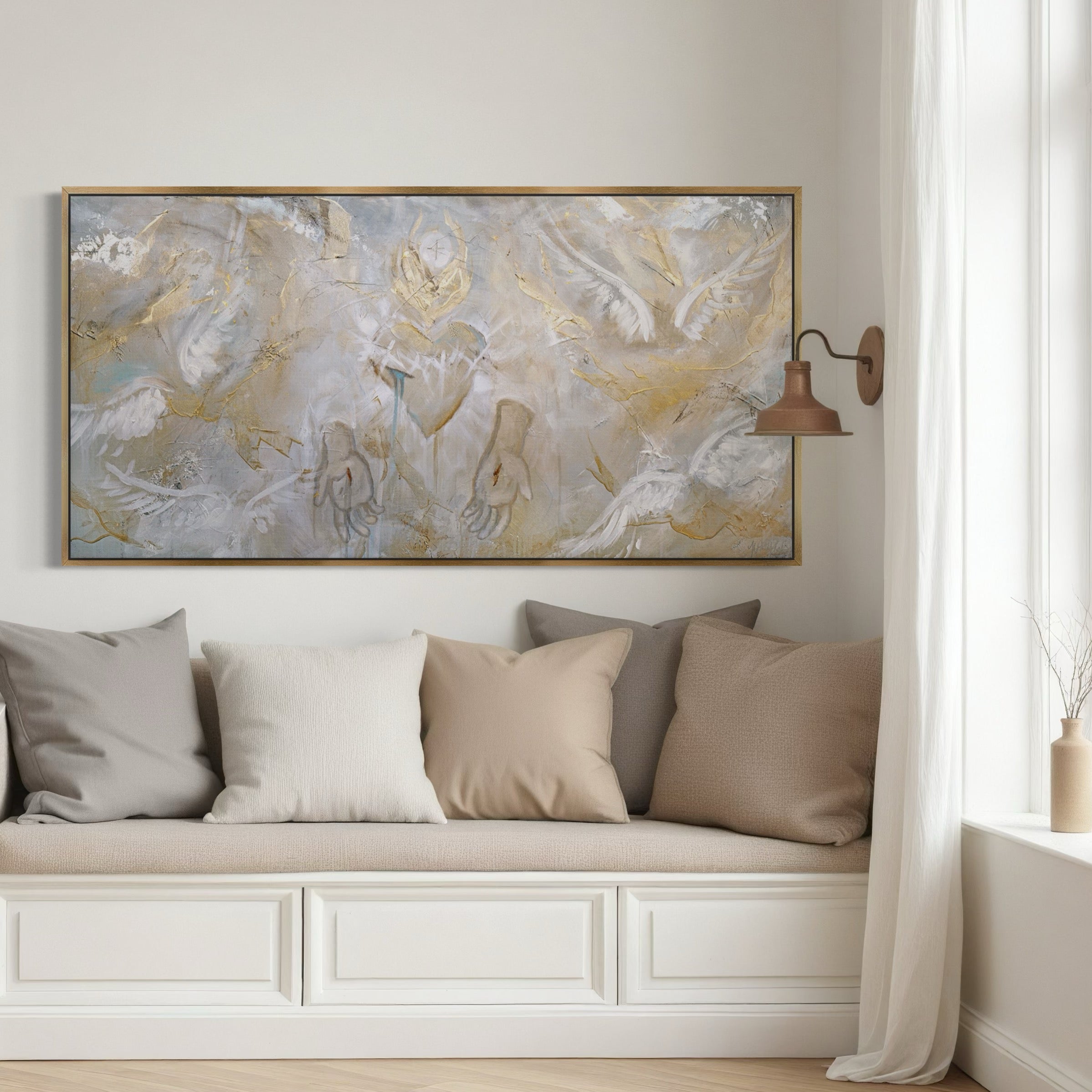 In His Hands Fine Art Print