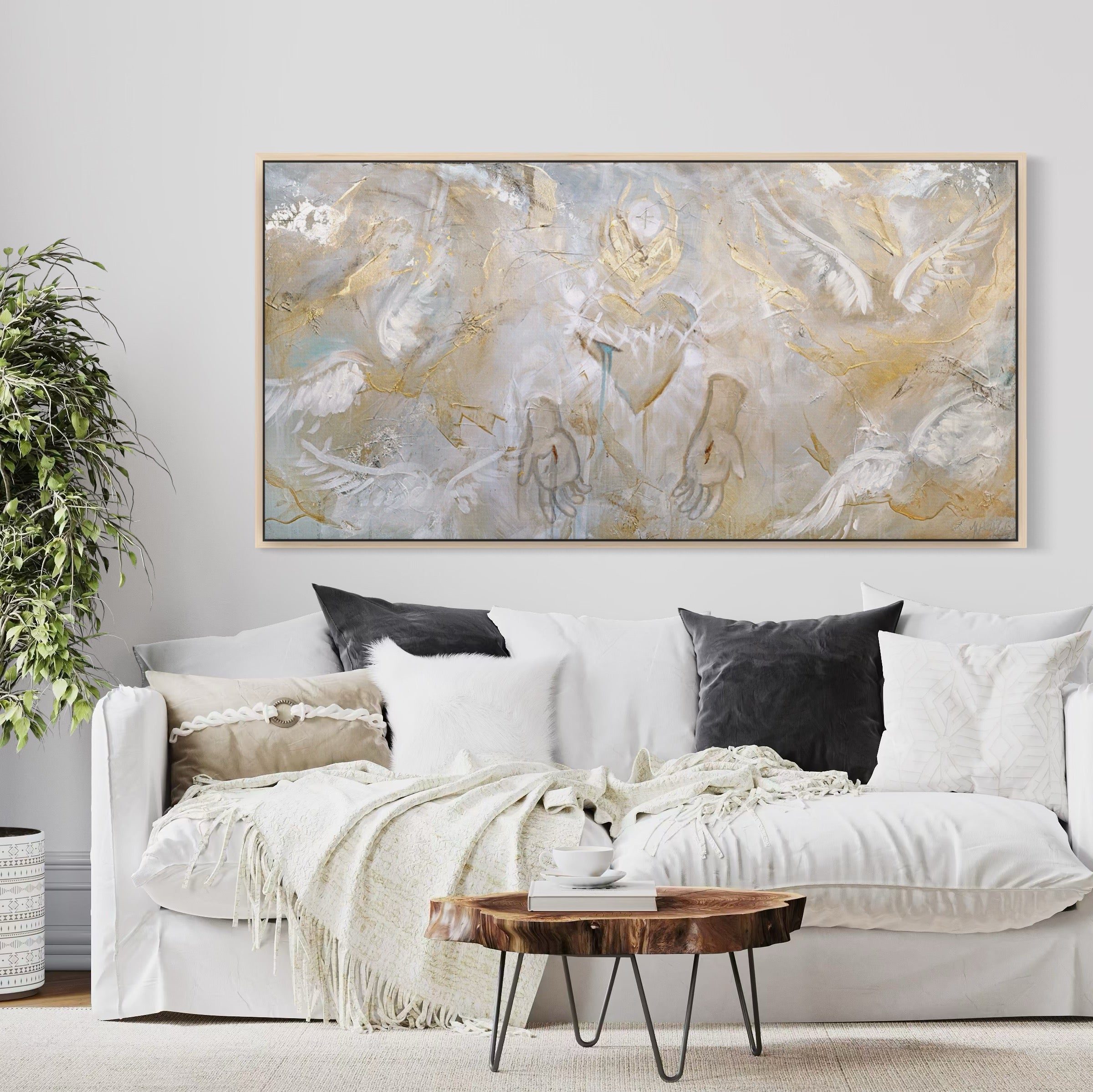 In His Hands Fine Art Print