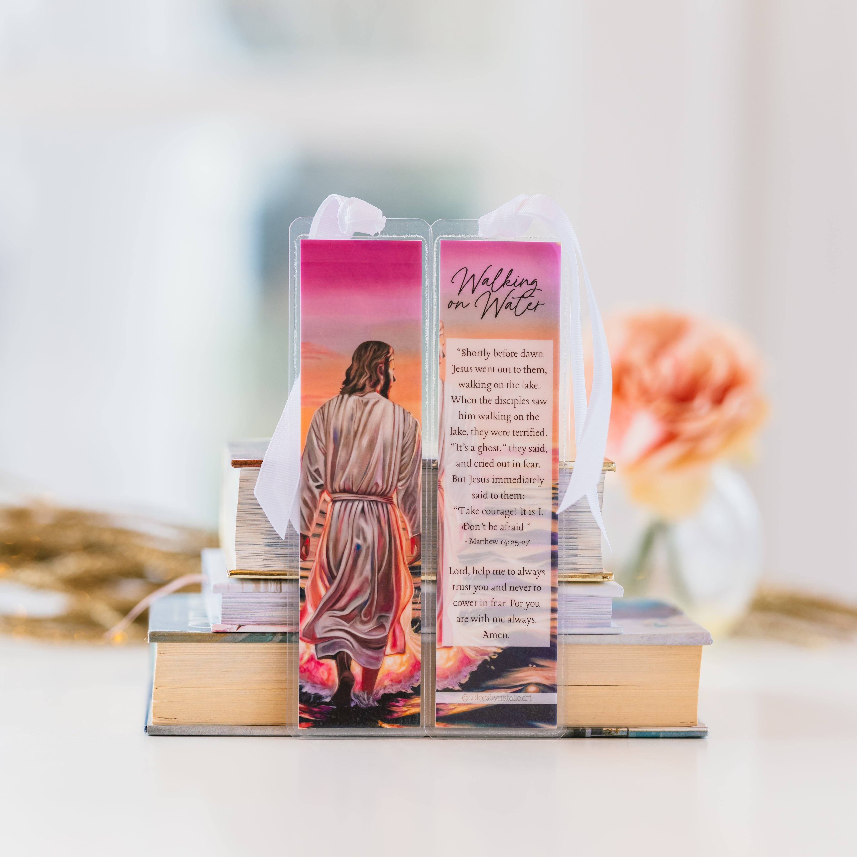 Jesus, Walking on Water Bookmark