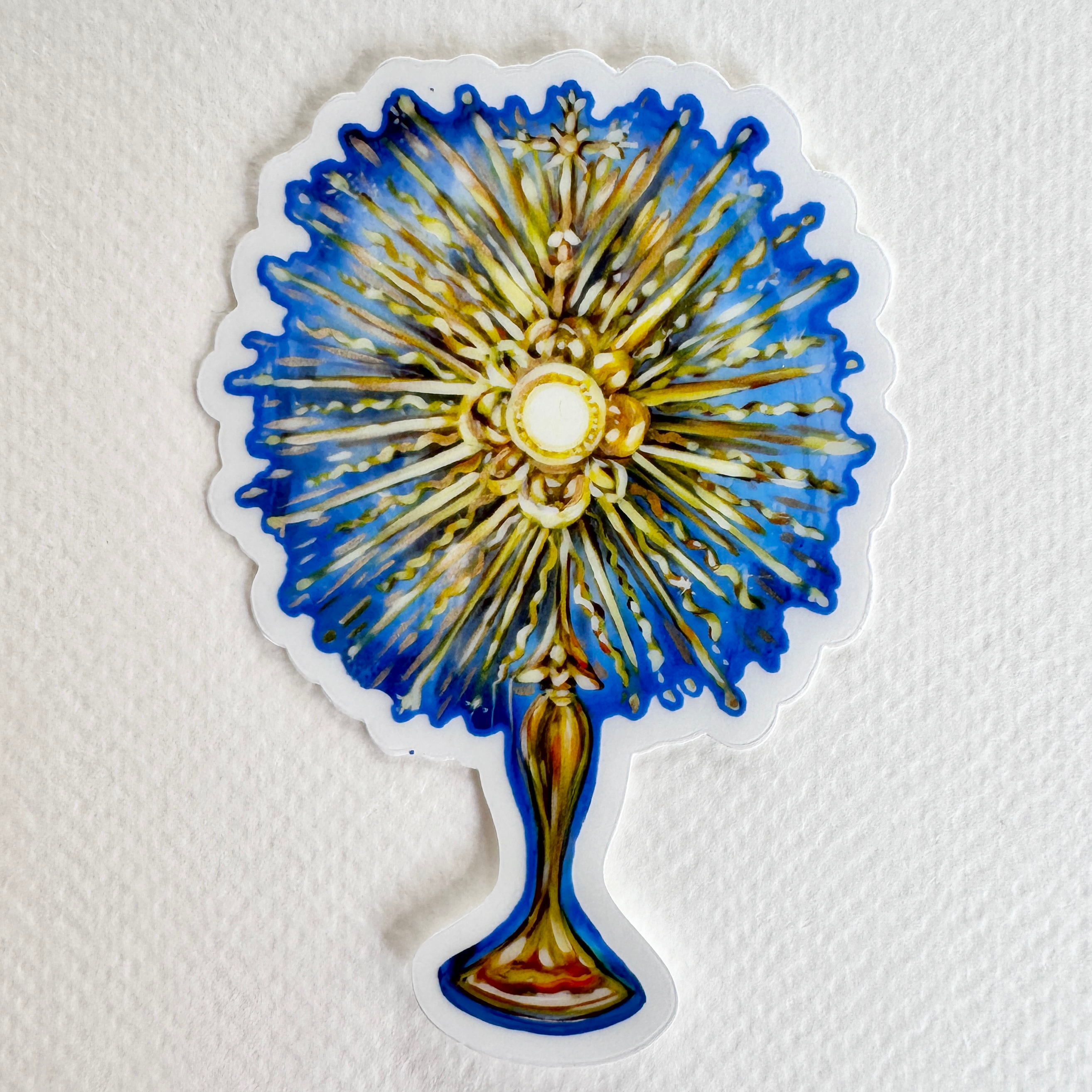 Jesus in the Eucharist Sticker