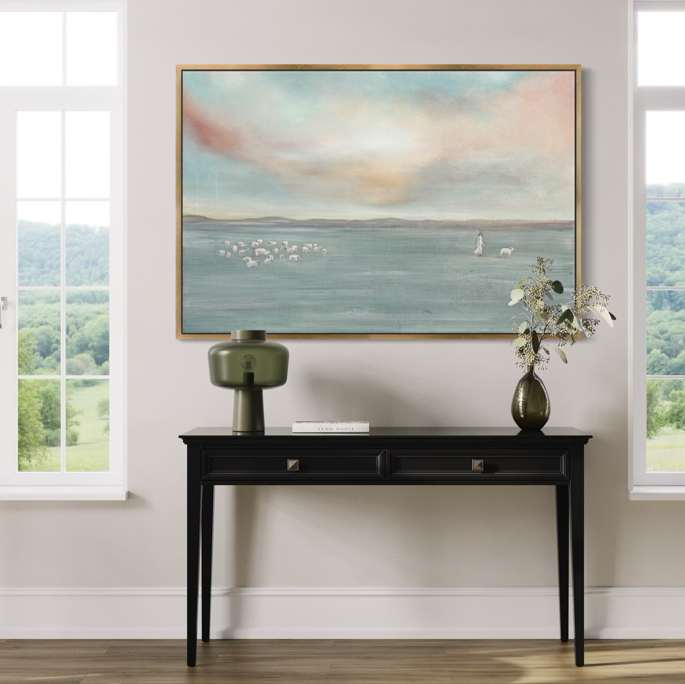 Jesus Leaves the 99 Fine Art Print