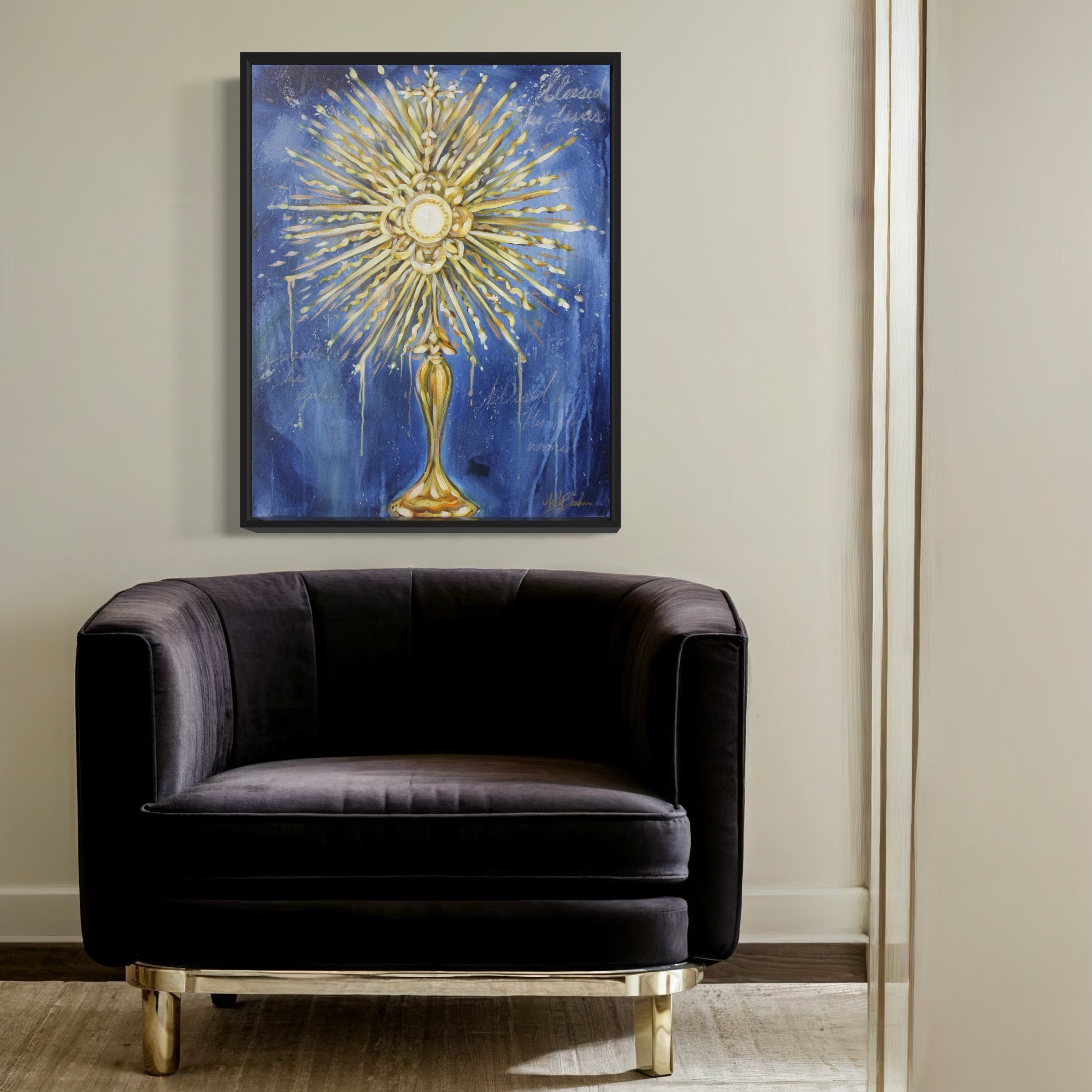 Jesus in the Eucharist Fine Art Print