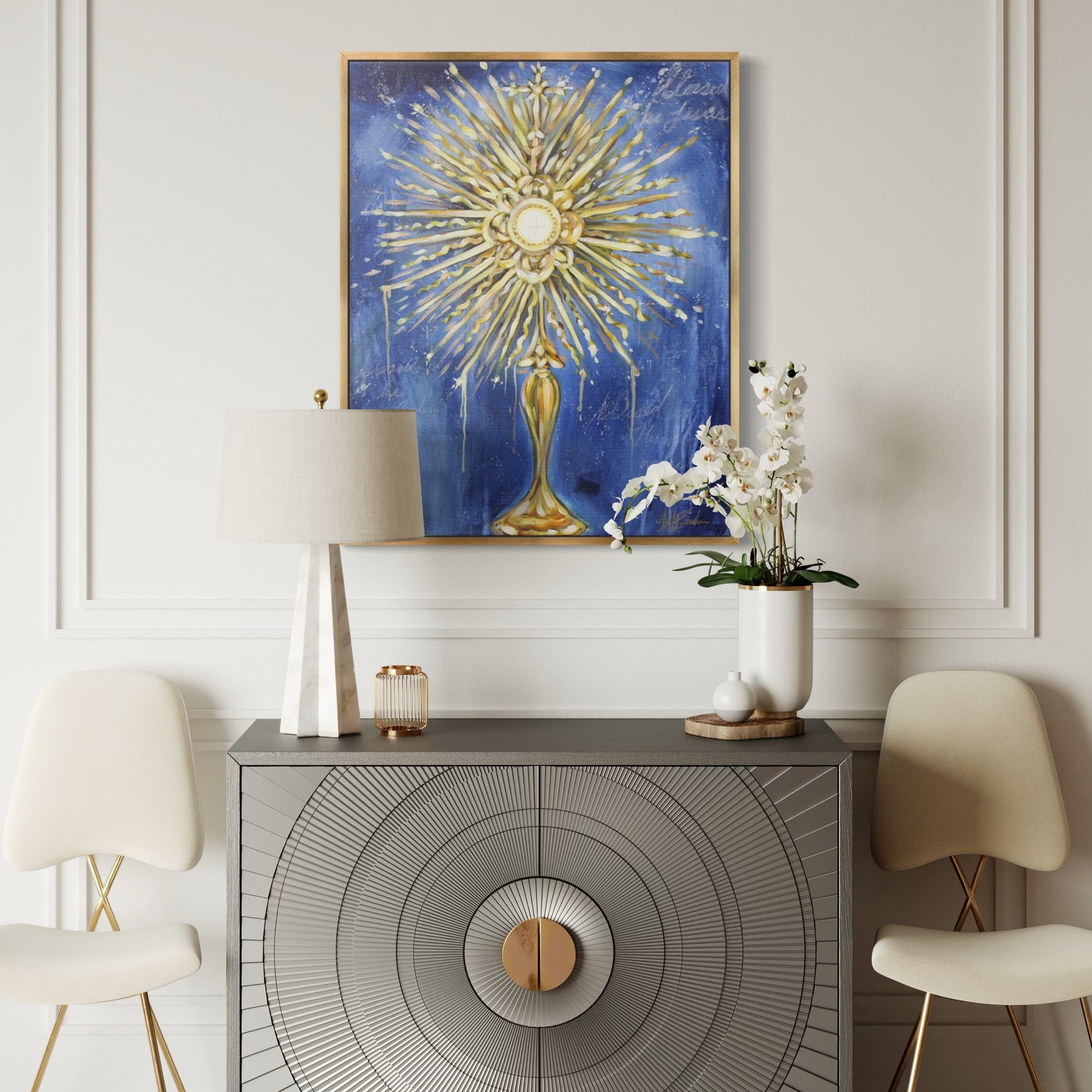 Jesus in the Eucharist Fine Art Print