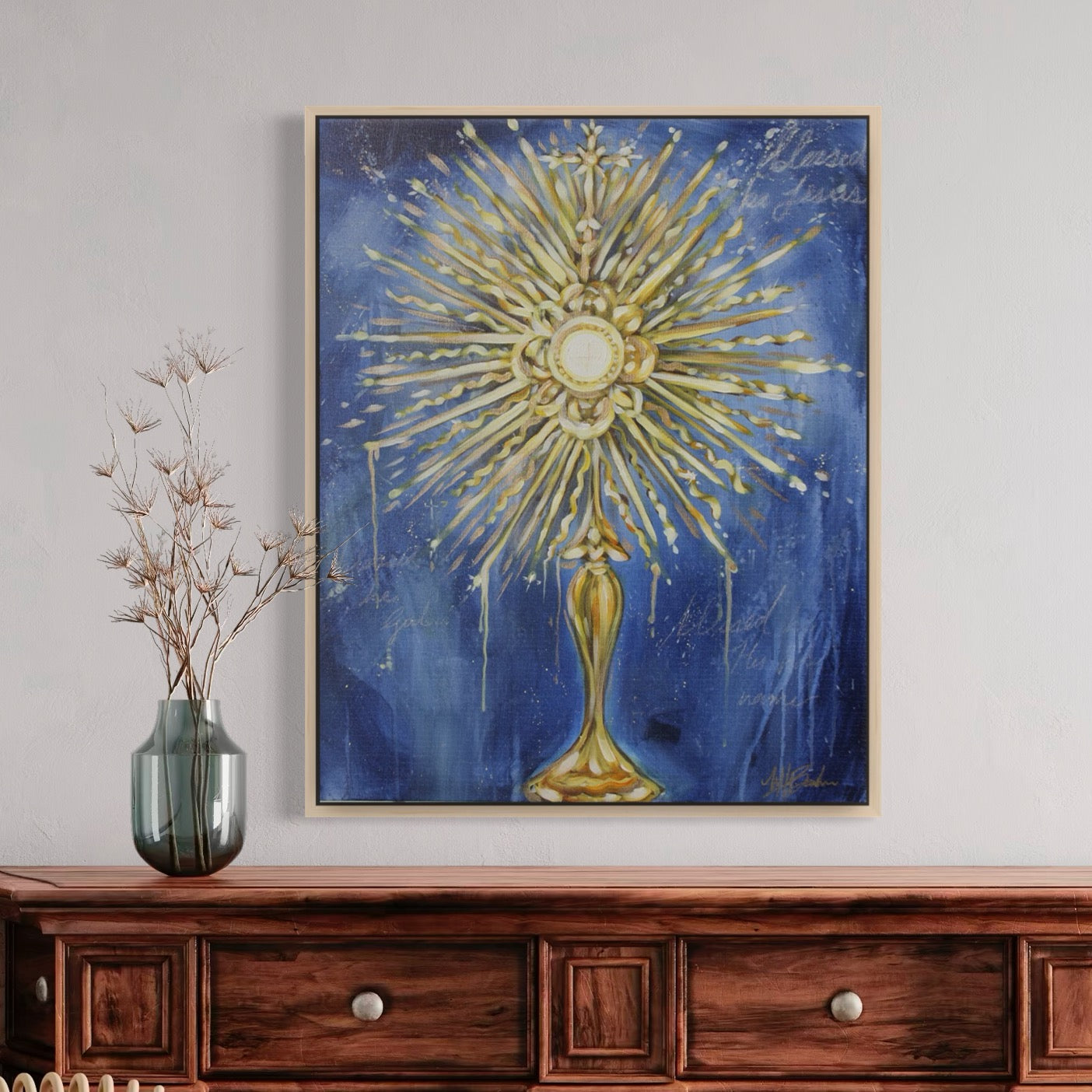 Jesus in the Eucharist Fine Art Print