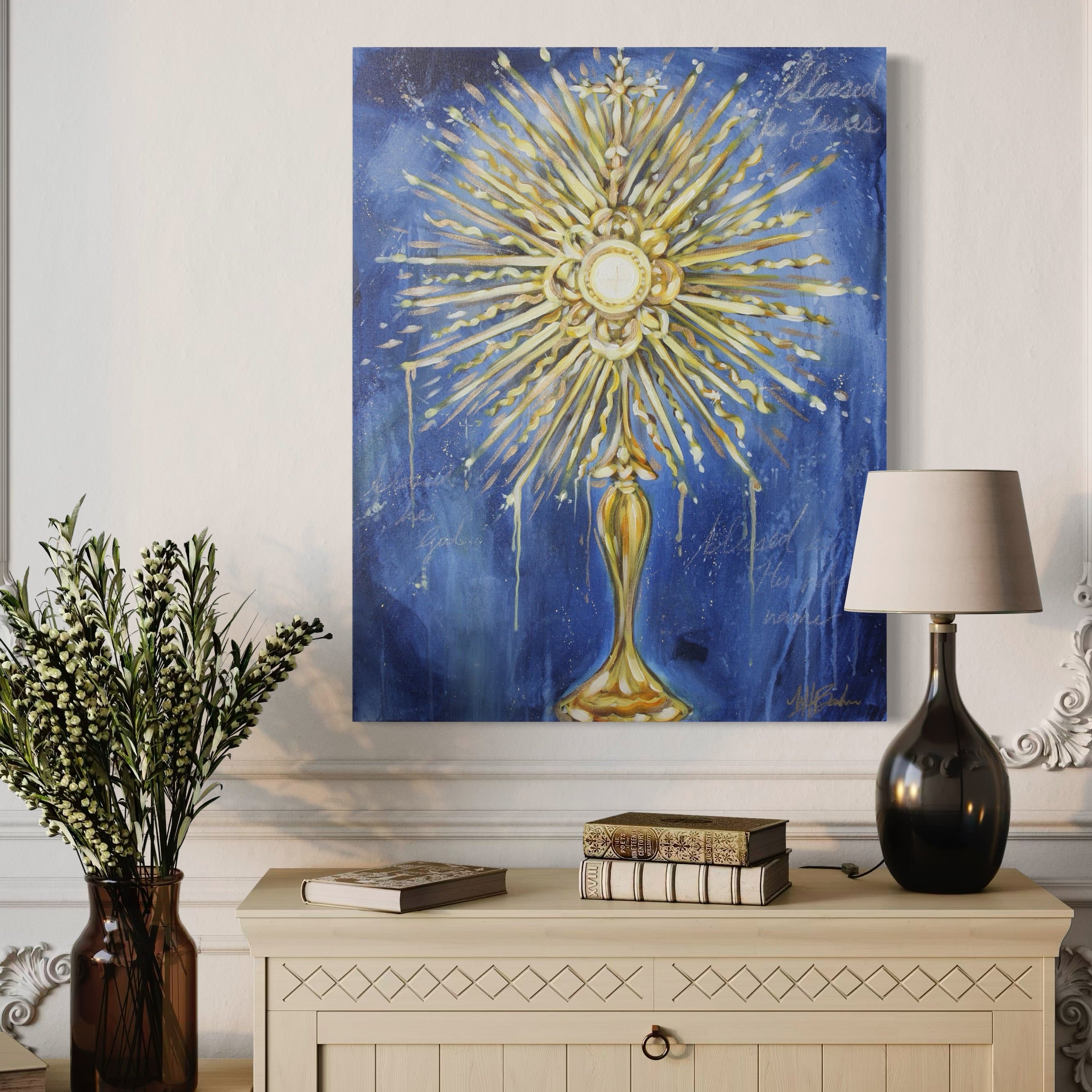 Jesus in the Eucharist Fine Art Print