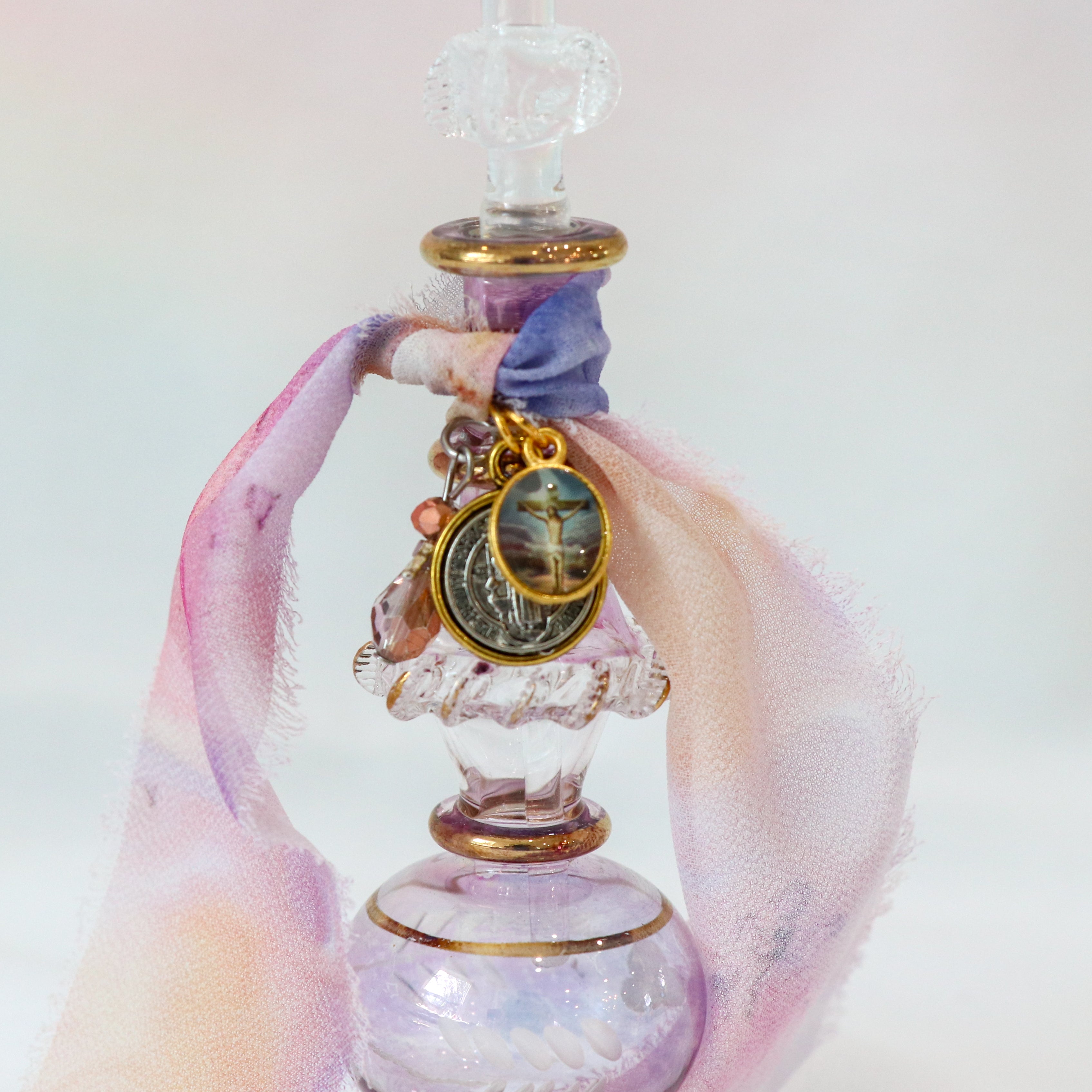 Jesus on the Cross | Handmade Holy Water Vessel