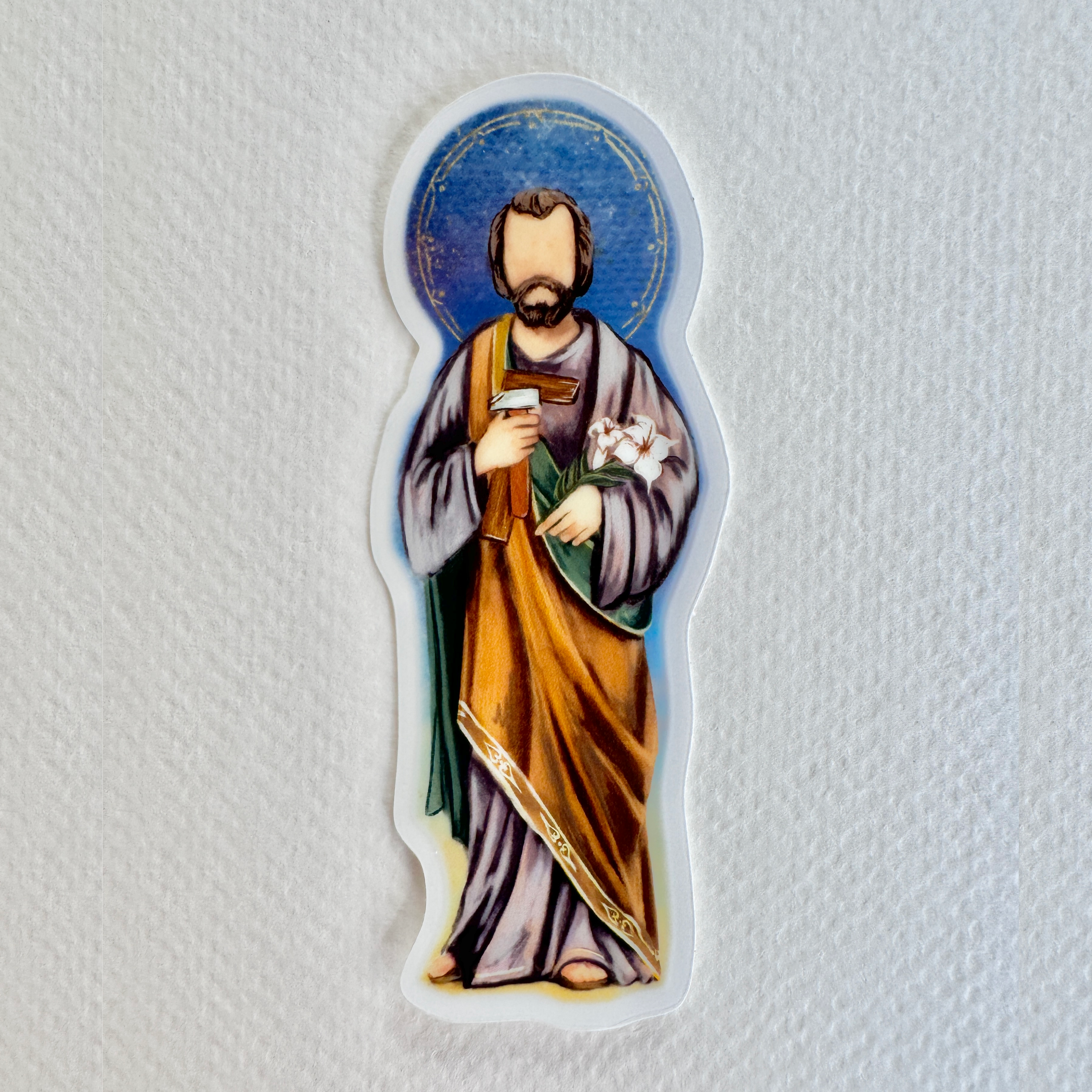 Joseph the Worker Sticker