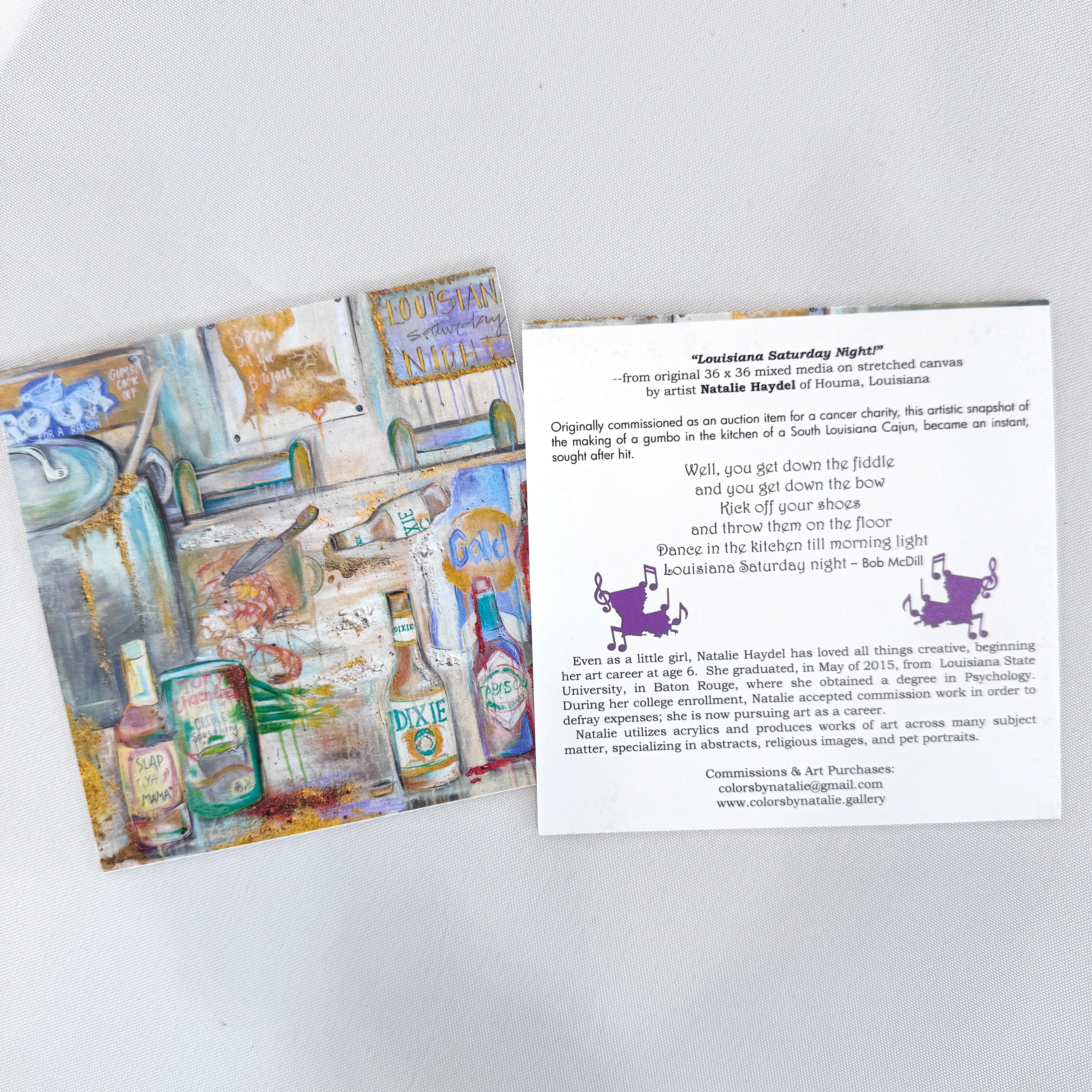 Louisiana Saturday Night Greeting Card