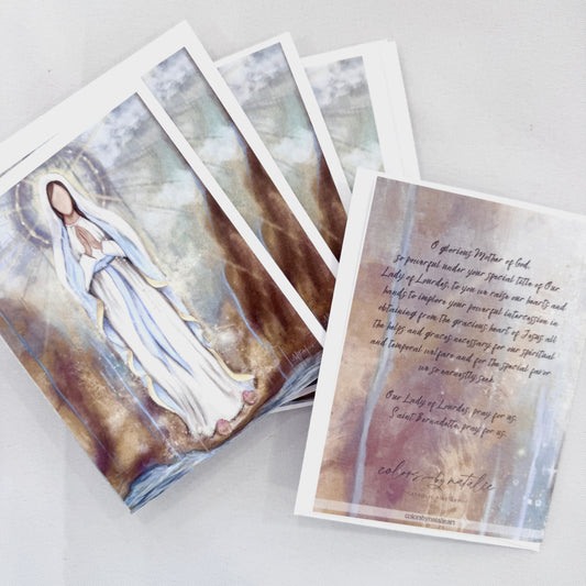 Our Lady of Lourdes Greeting Card
