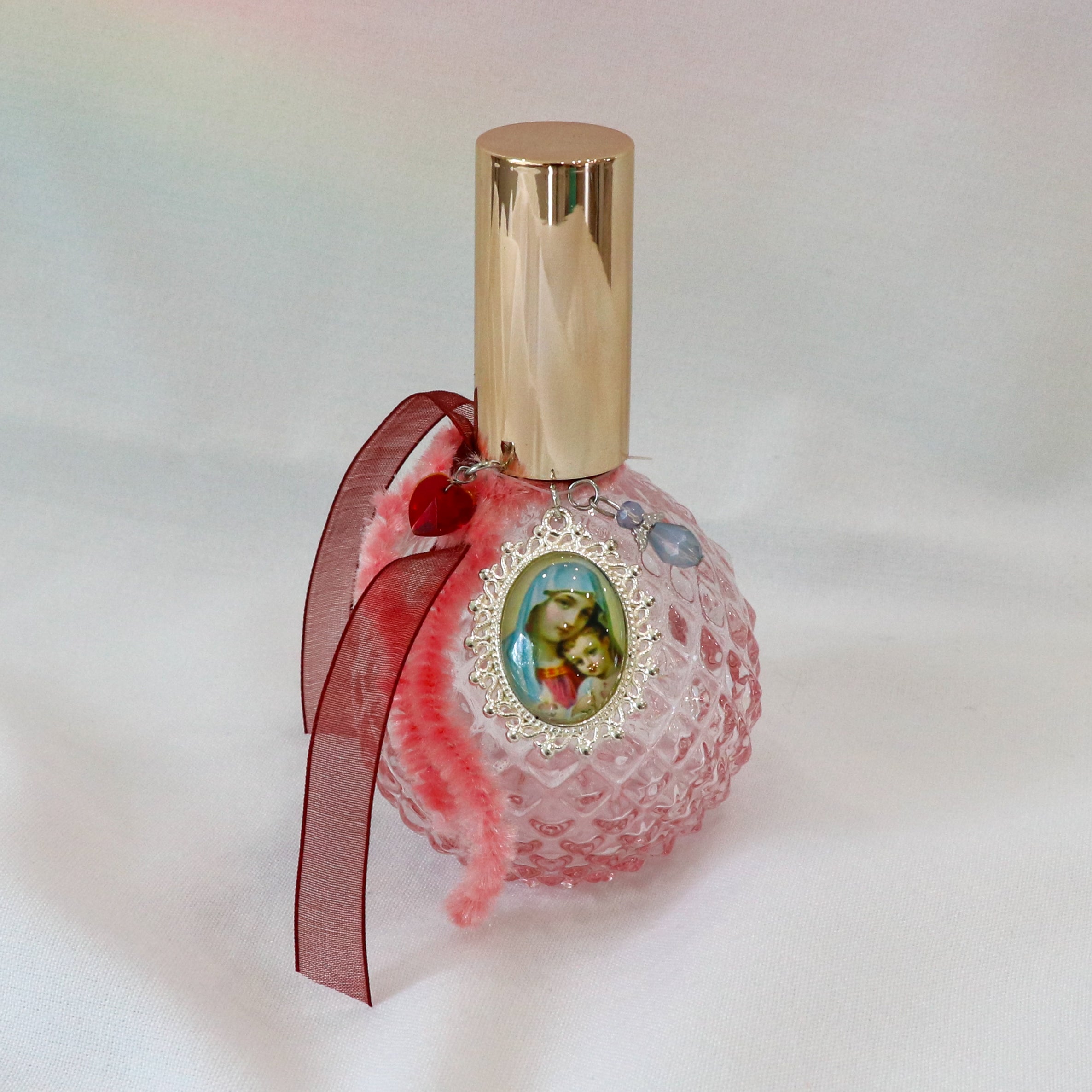 Mary and the Child Jesus | Handmade Holy Water Vessel