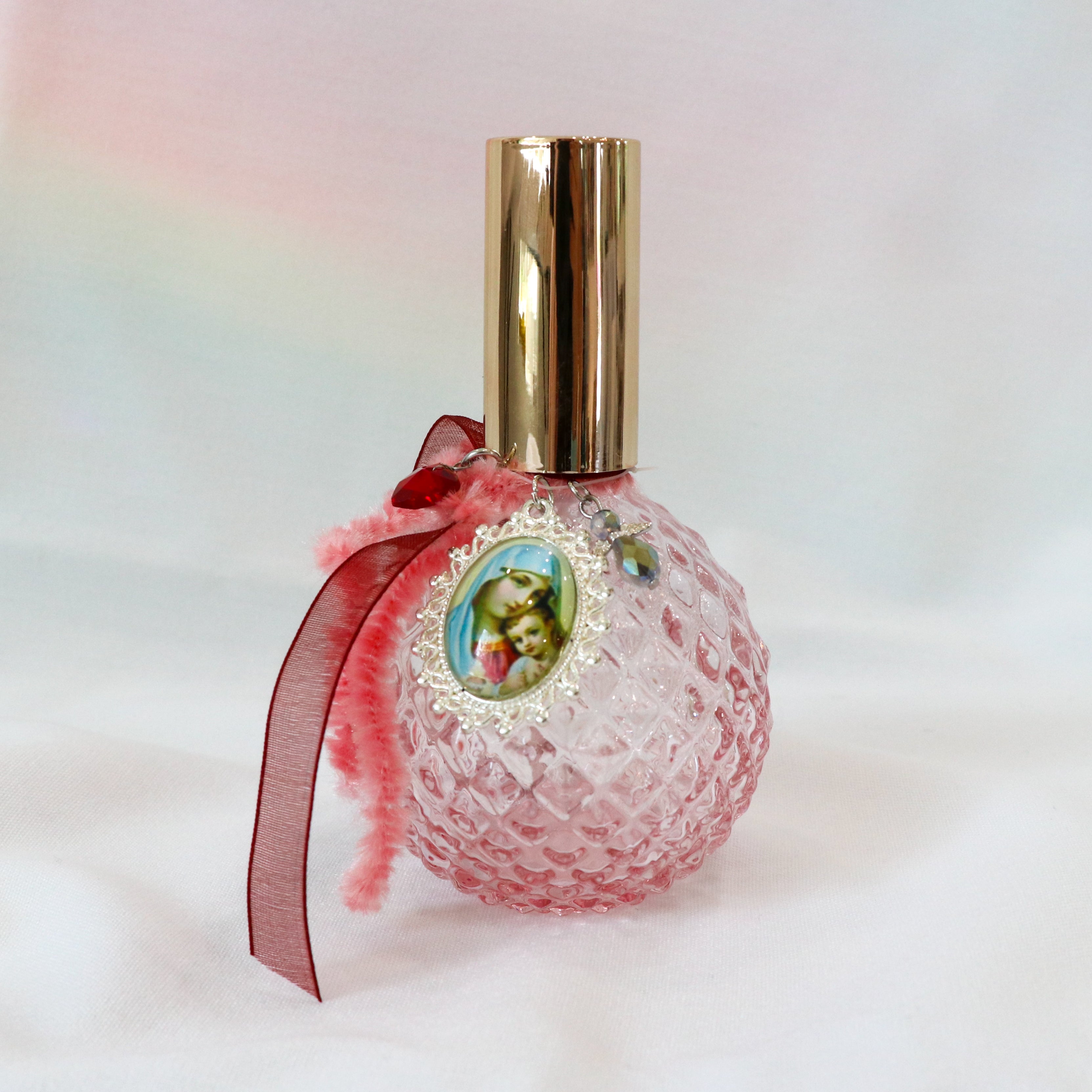 Mary and the Child Jesus | Handmade Holy Water Vessel