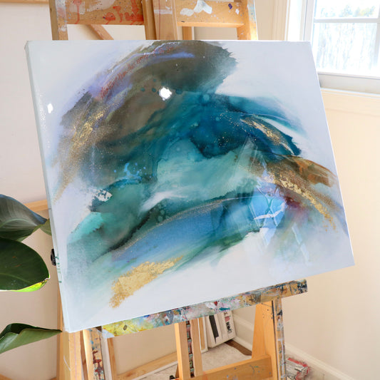 Mightier Than The Waves, 24"x30"