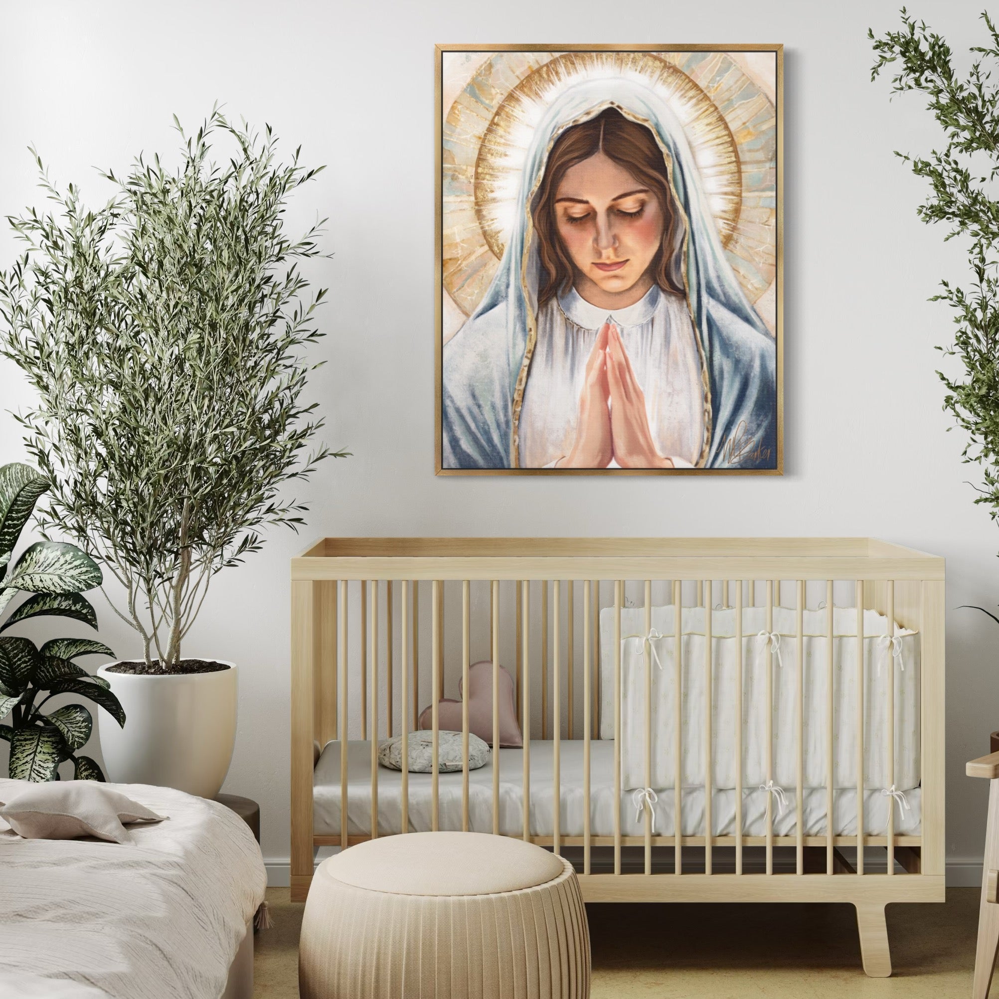 A Mother Who Prays Fine Art Print