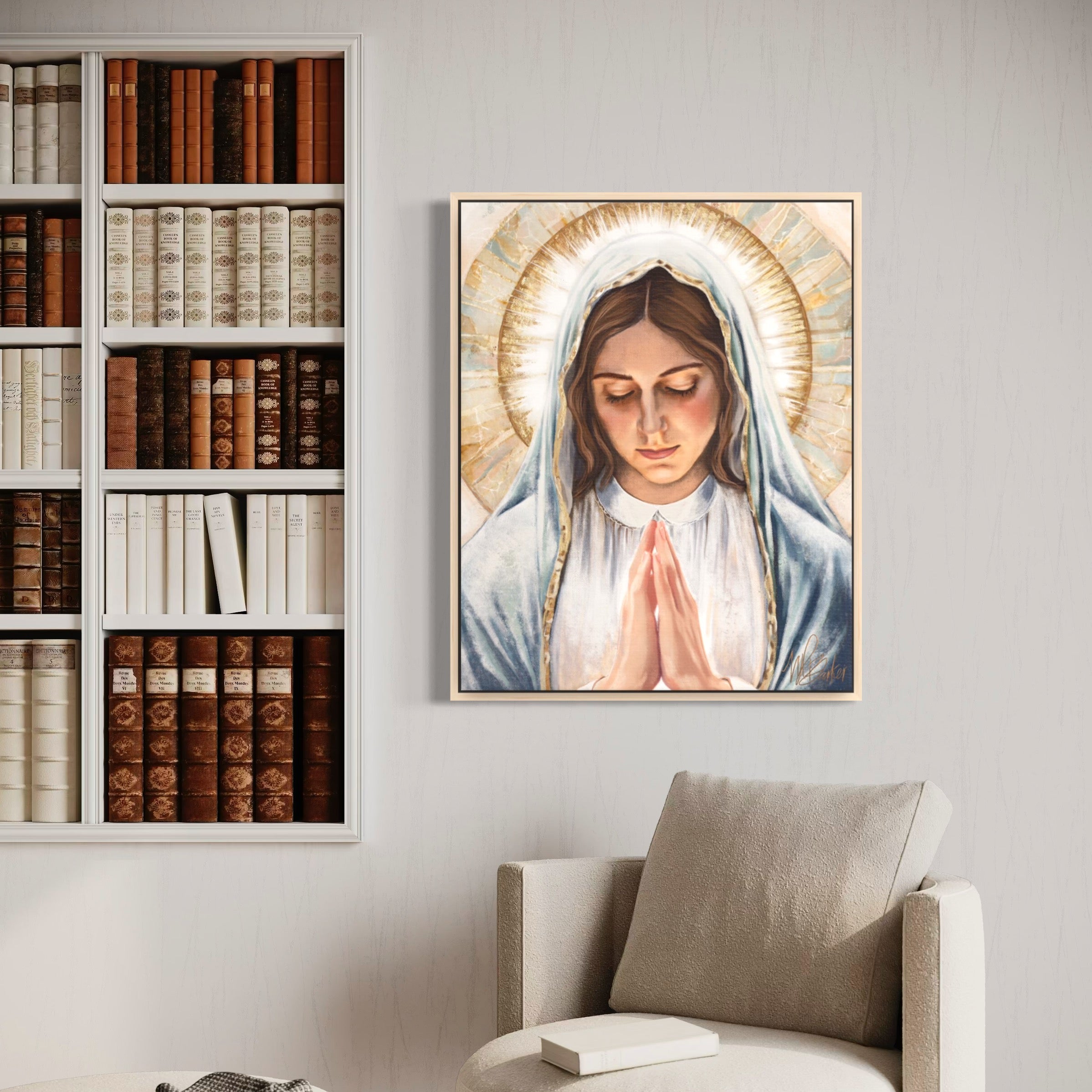 A Mother Who Prays Fine Art Print