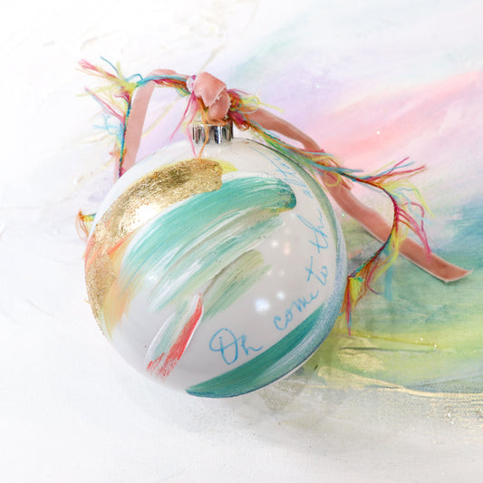 O Come to the Altar Hand-painted Ornament