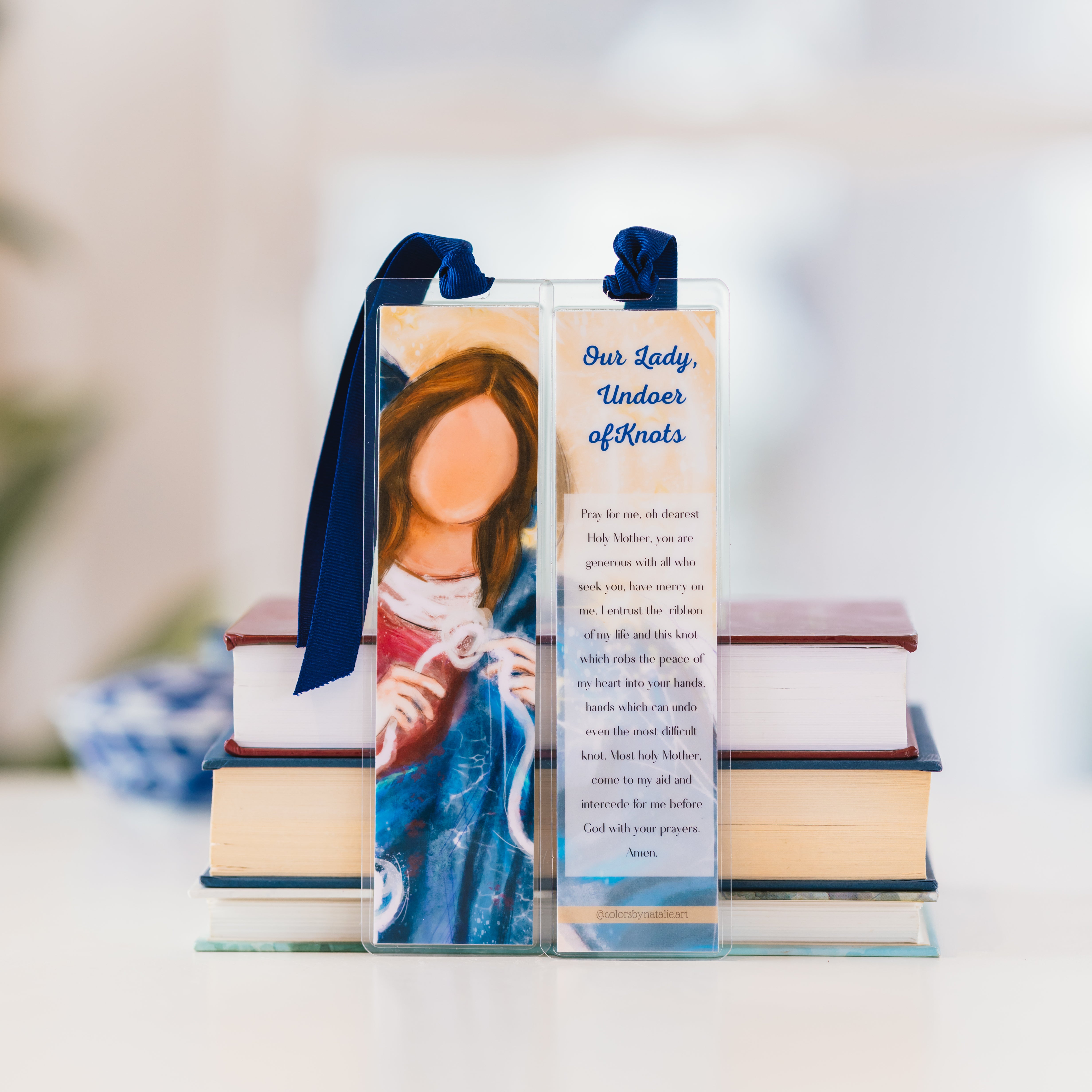 Mary Undoer of Knots Bookmark