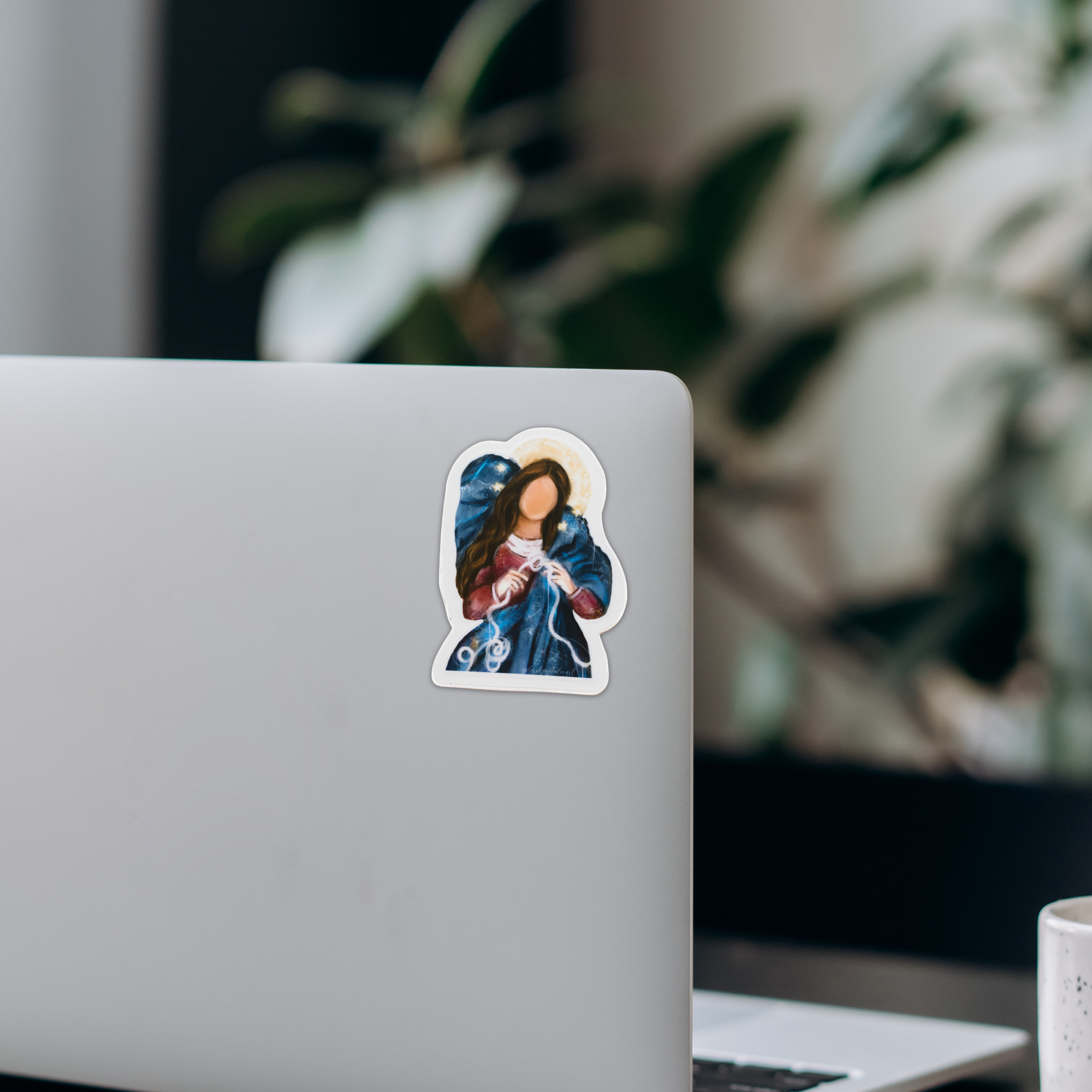 Our Lady Undoer of Knots Sticker