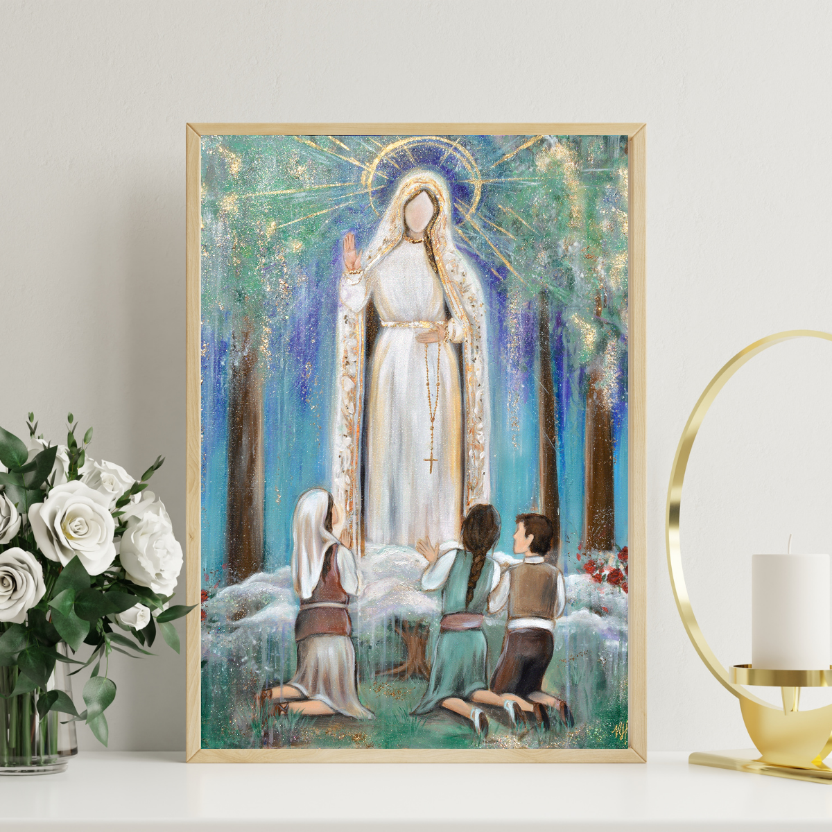Our Lady of Fatima Fine Art Print