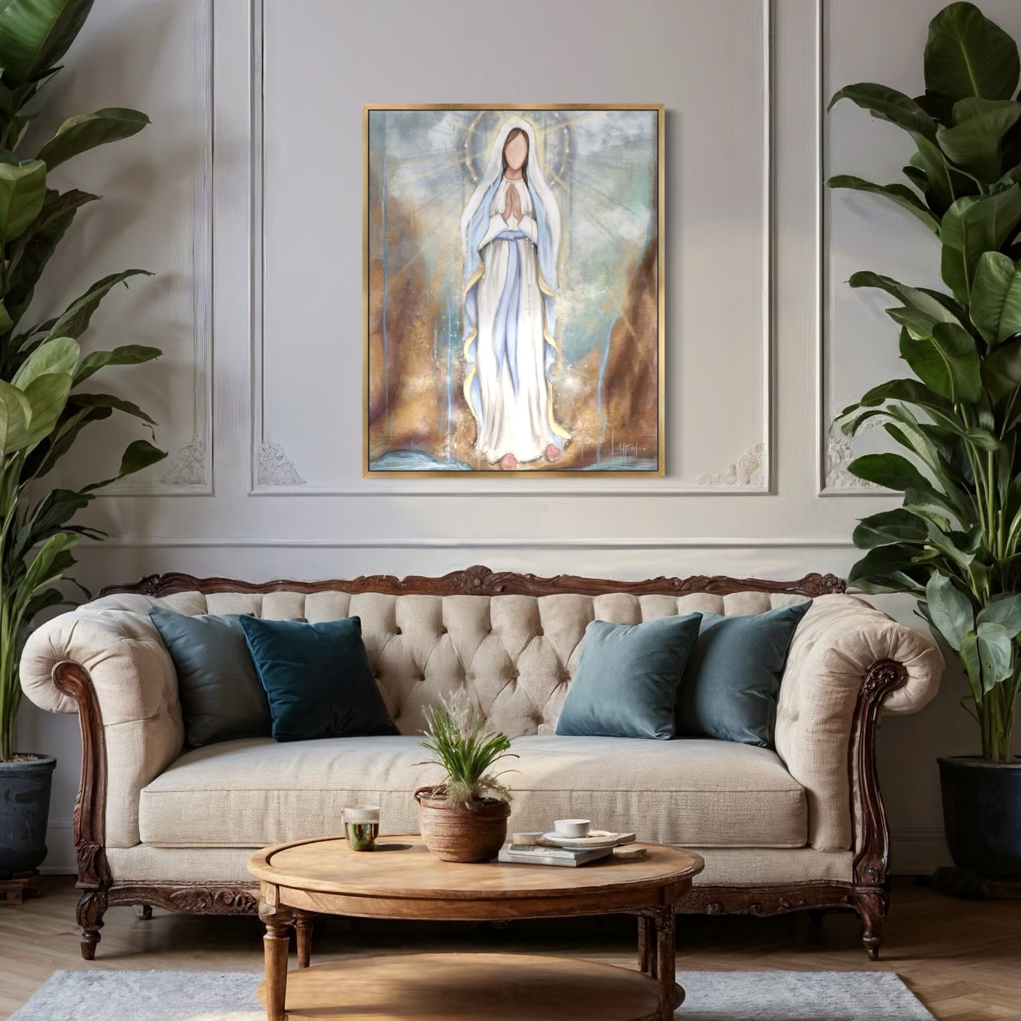 Our Lady of Lourdes Fine Art Print