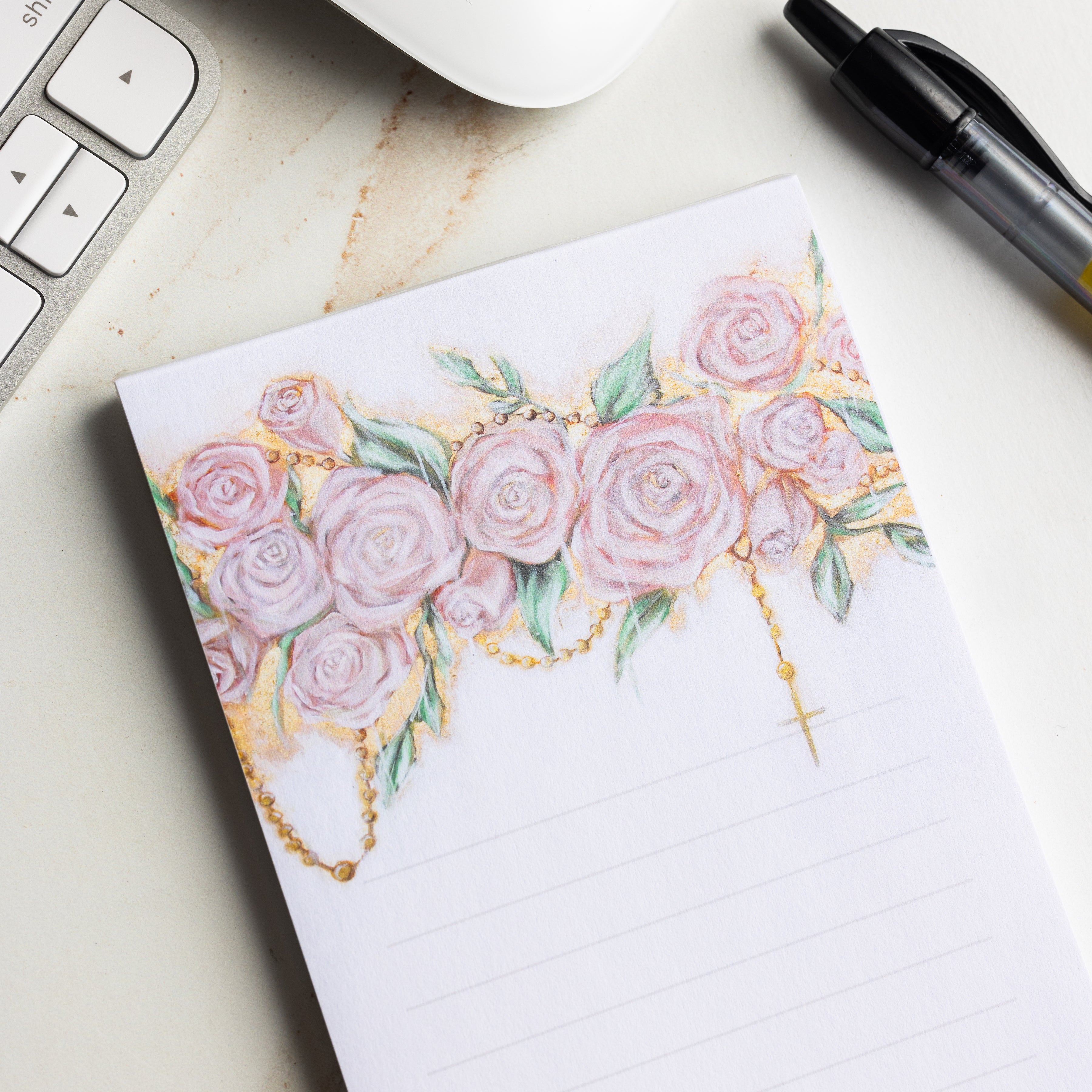 Queen of the Rosary Notepad