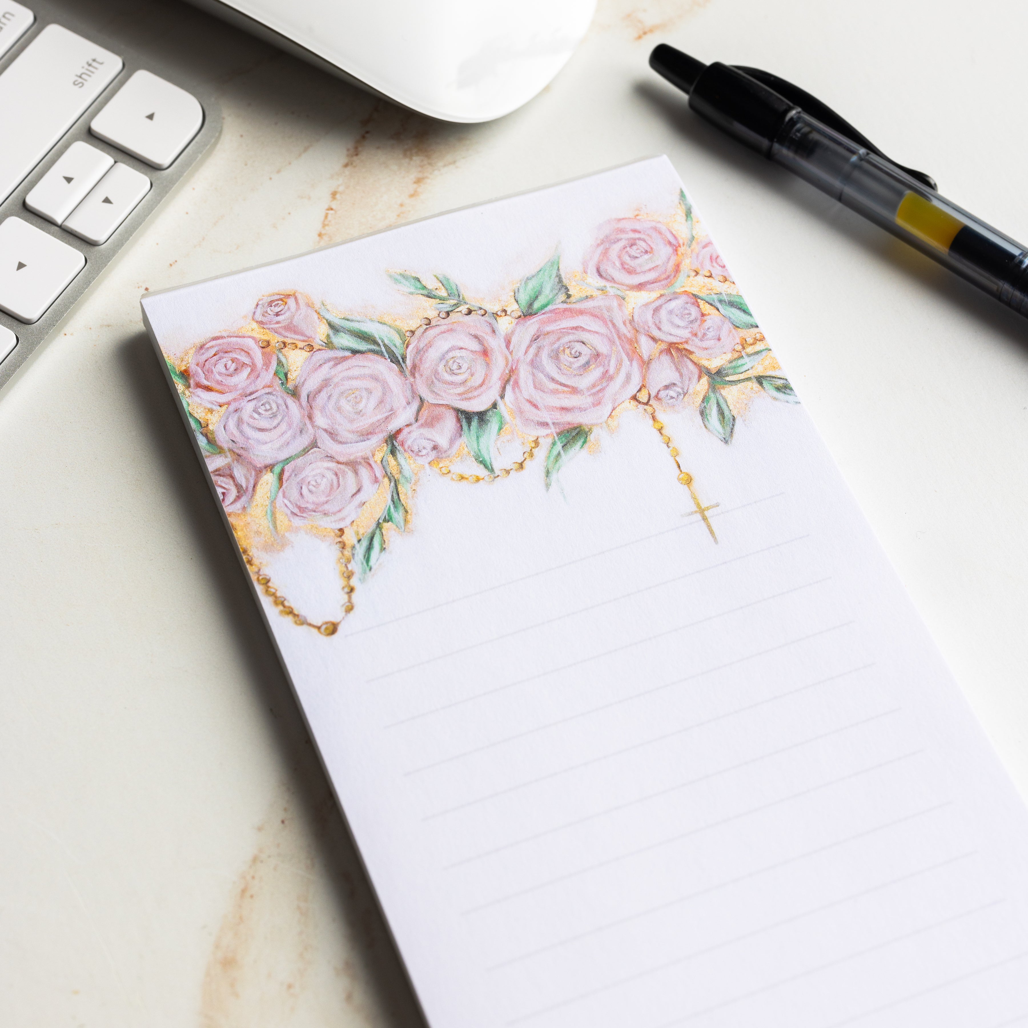 Queen of the Rosary Notepad