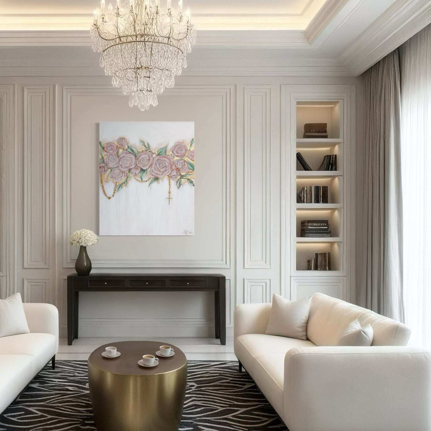 Queen of the Rosary Fine Art Print