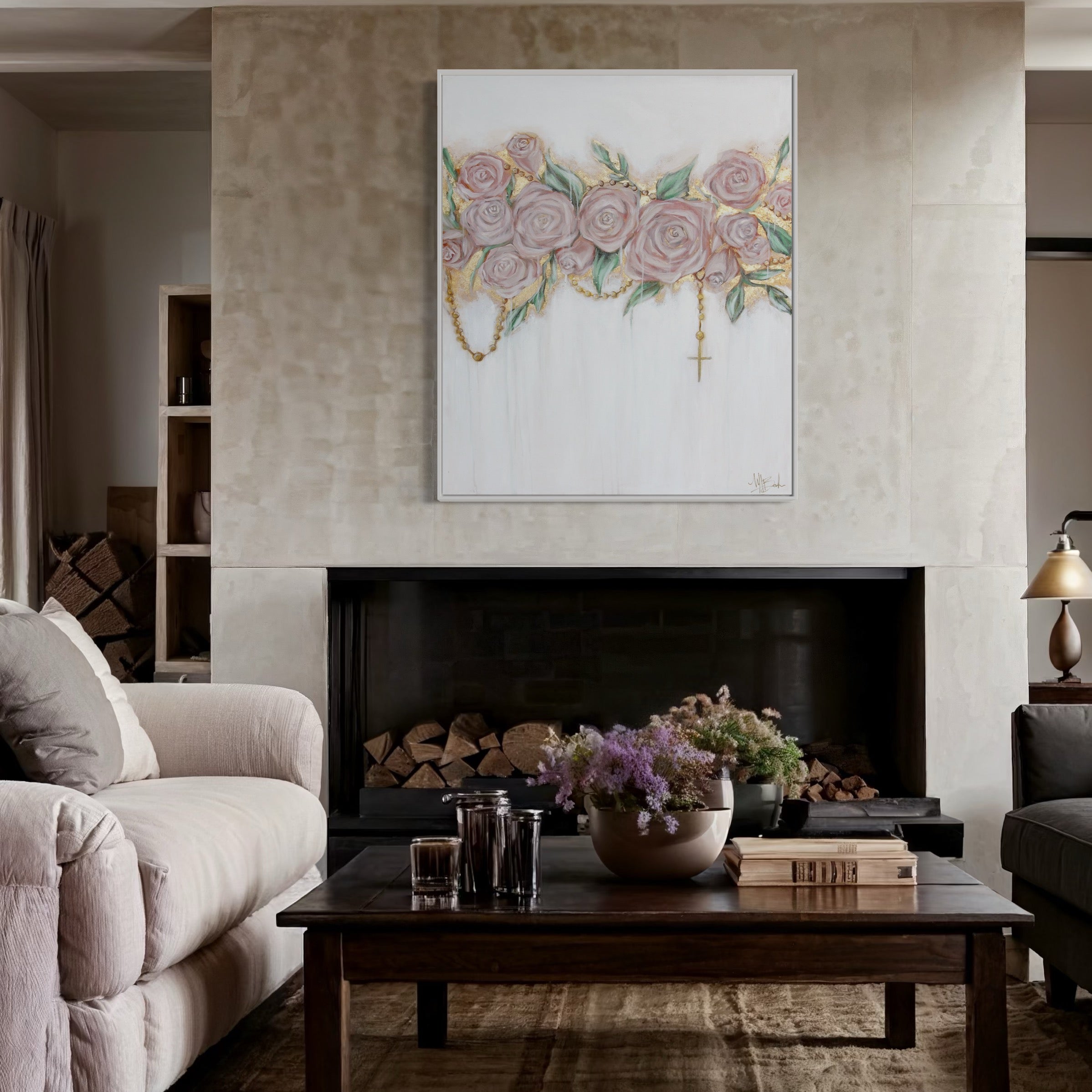 Queen of the Rosary Fine Art Print