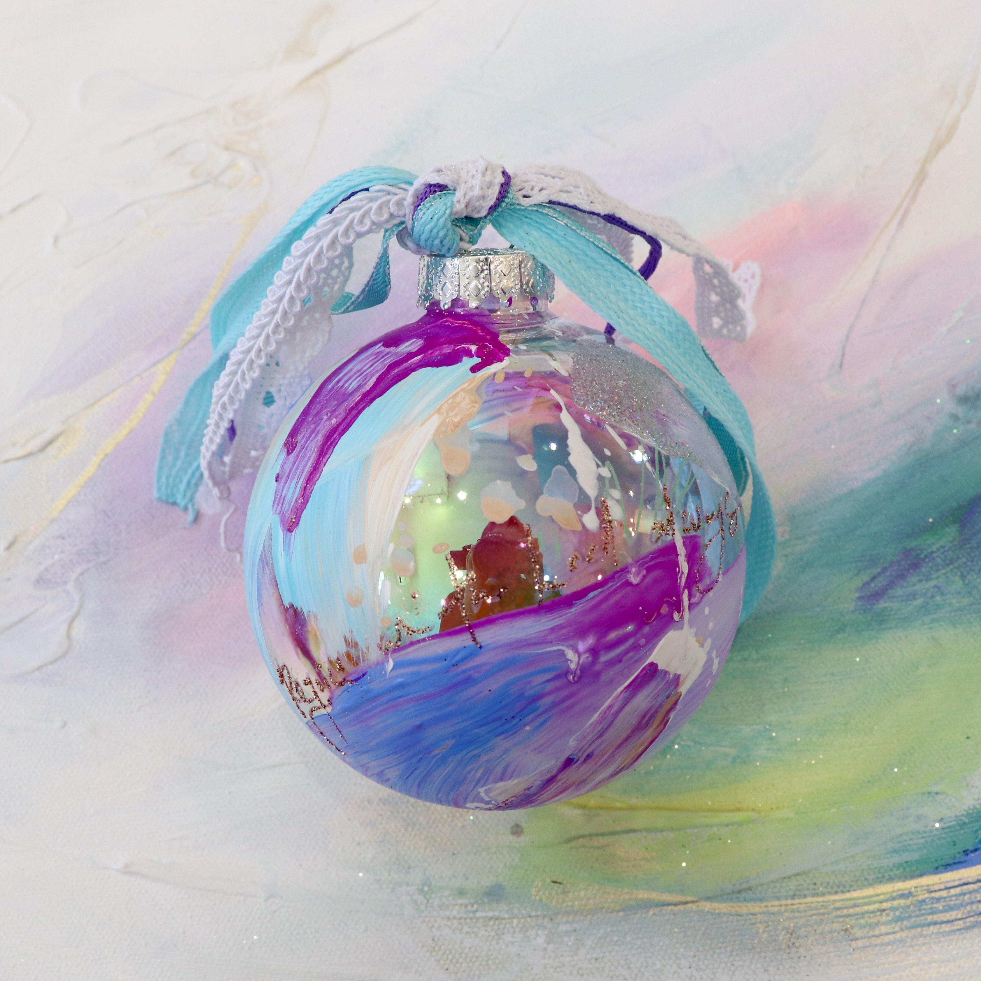 Rejoice In The Lord Always Hand-painted Ornament