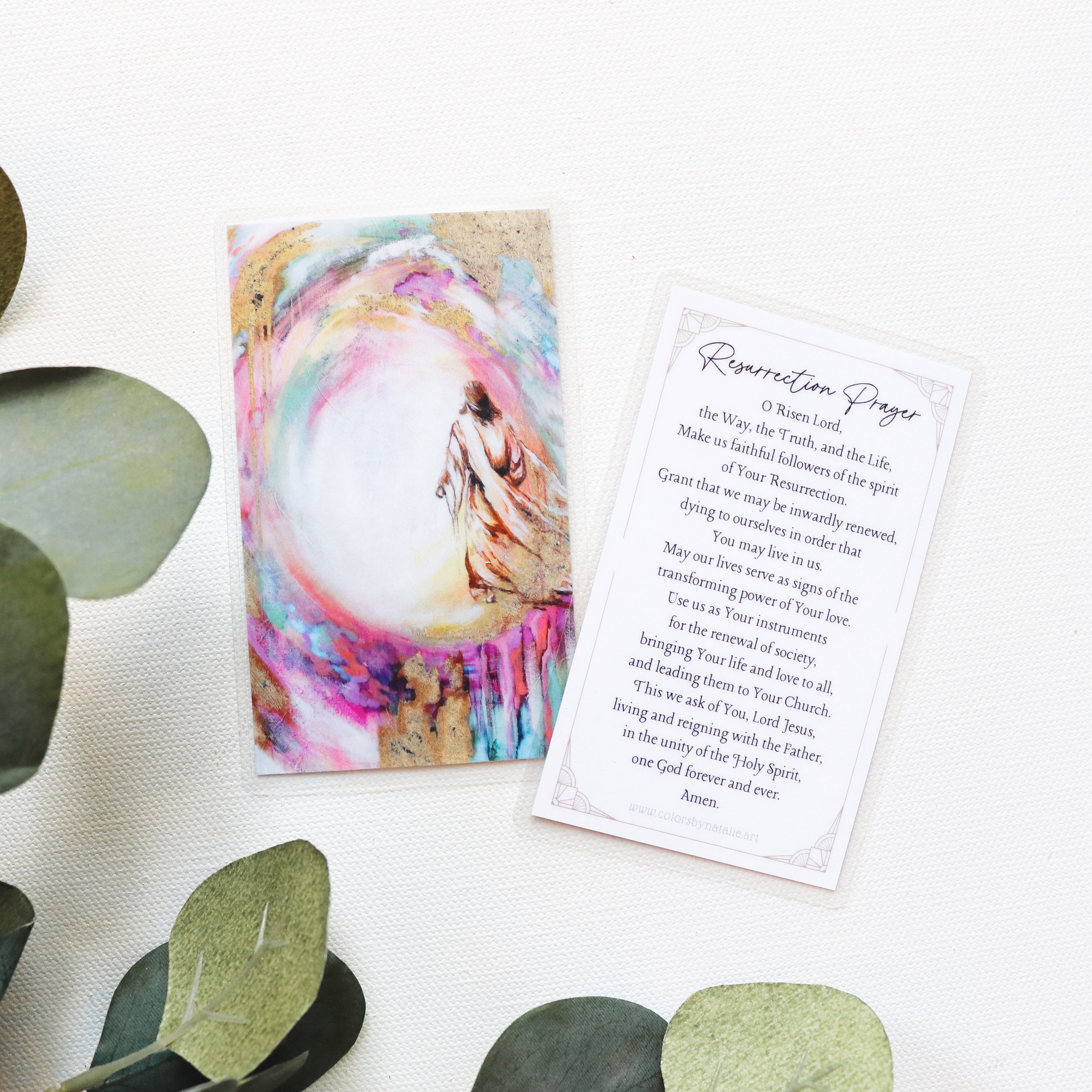 Resurrection Prayer Card
