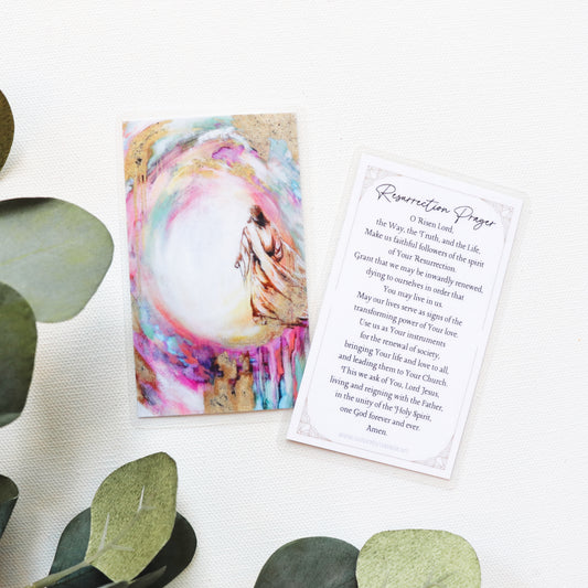 Resurrection Prayer Card
