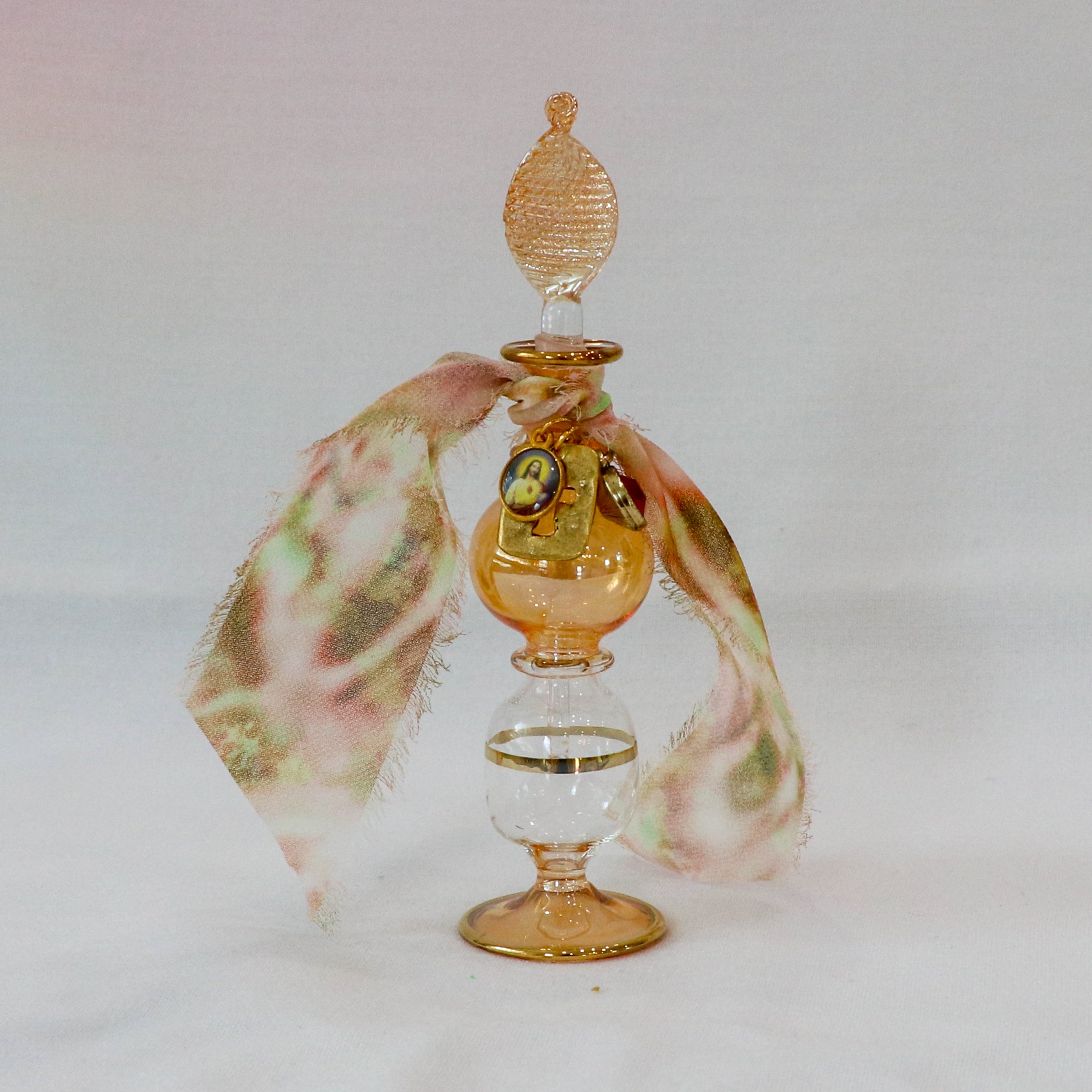 Cross of the Sacred Heart | Handmade Holy Water Vessel