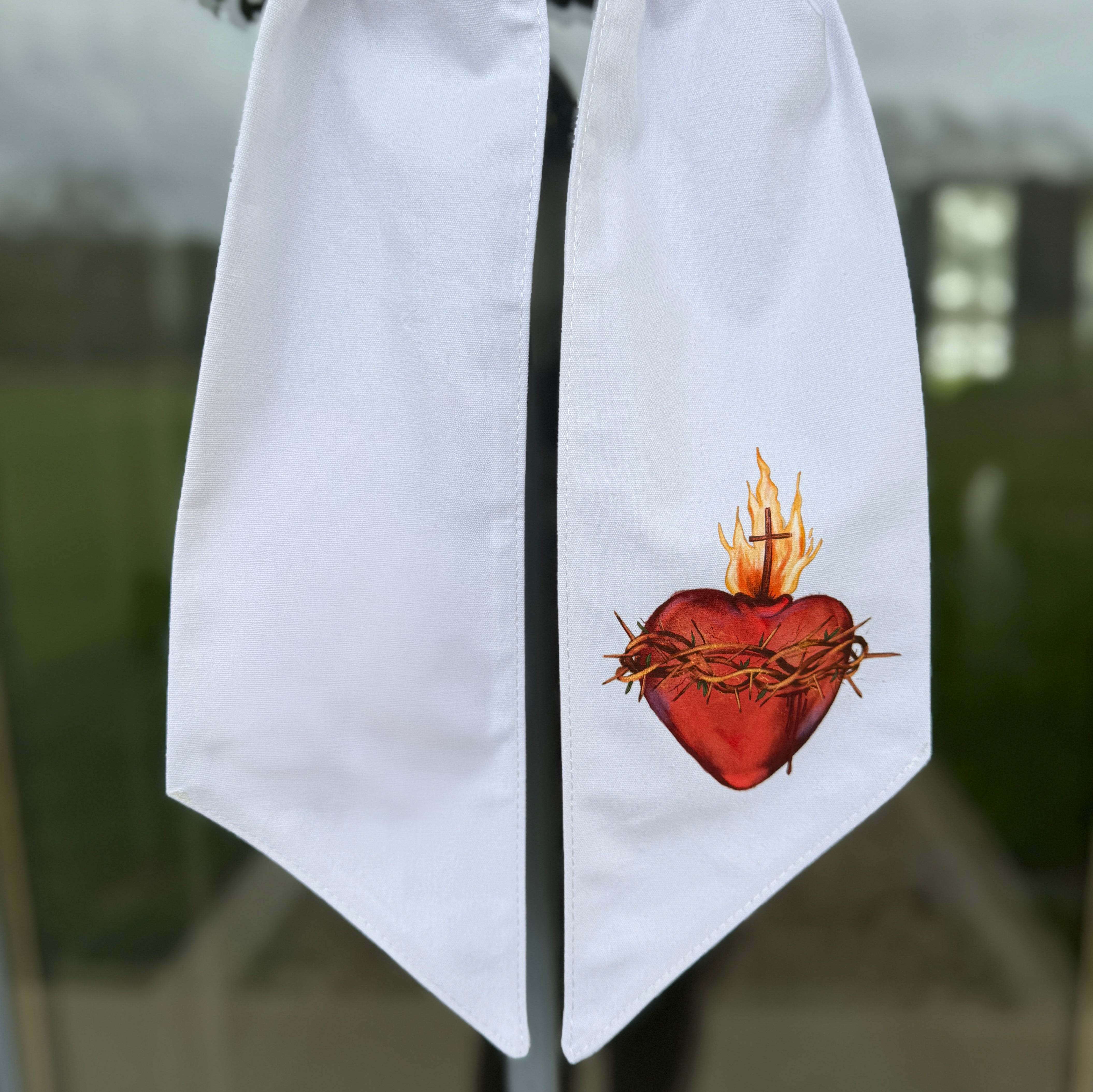 Sacred Heart Wreath Sash