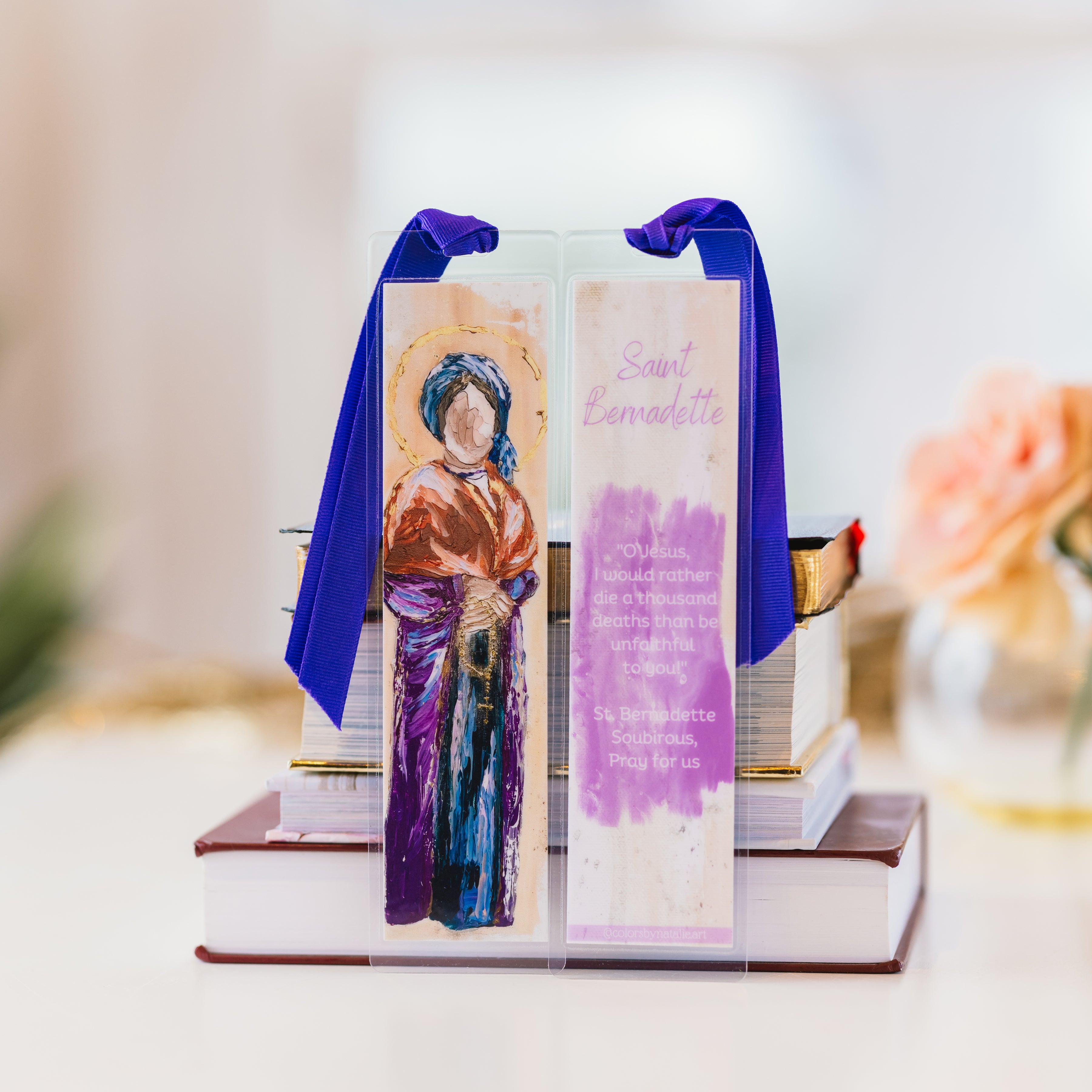 Saint Bernadette Bookmark