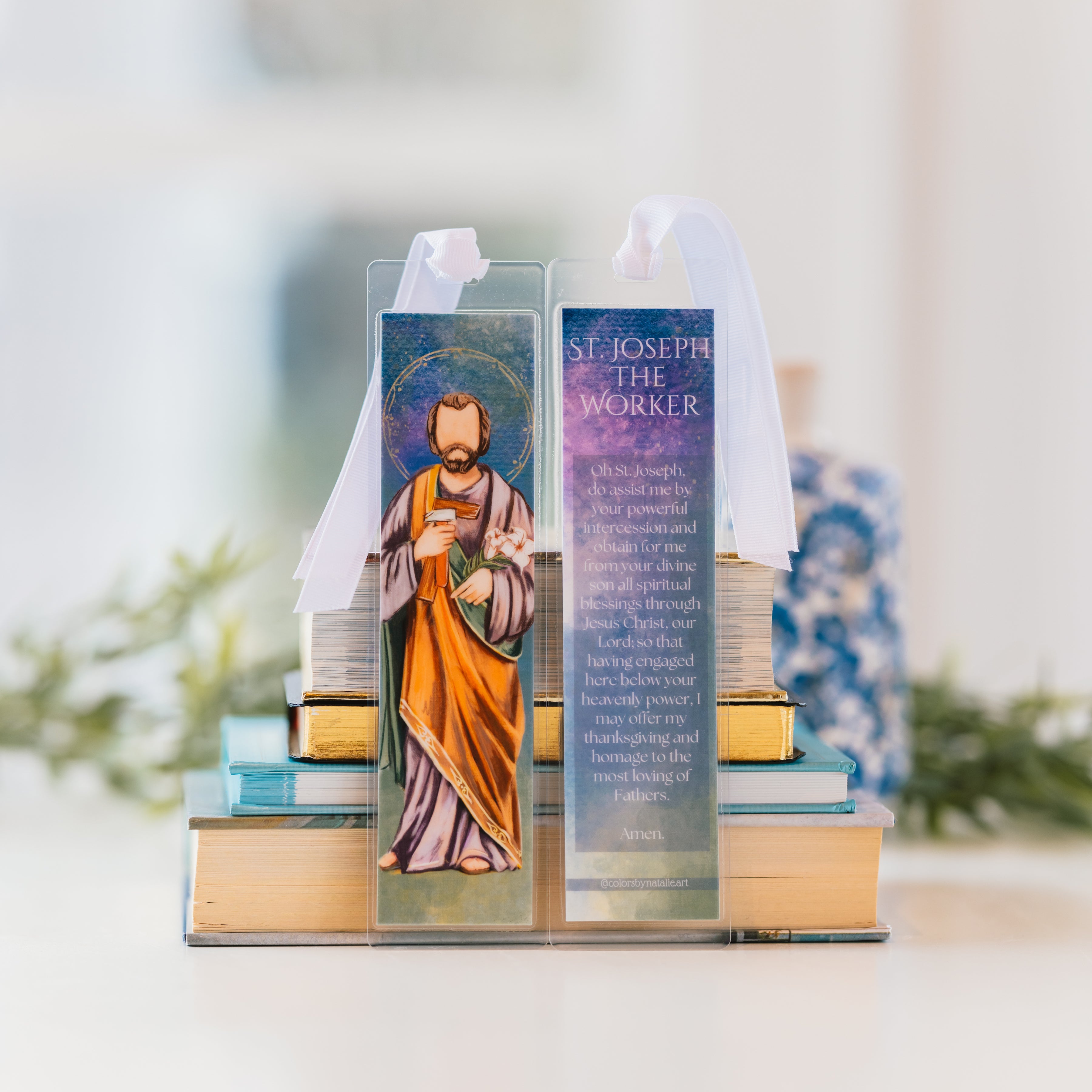 Joseph the Worker Bookmark