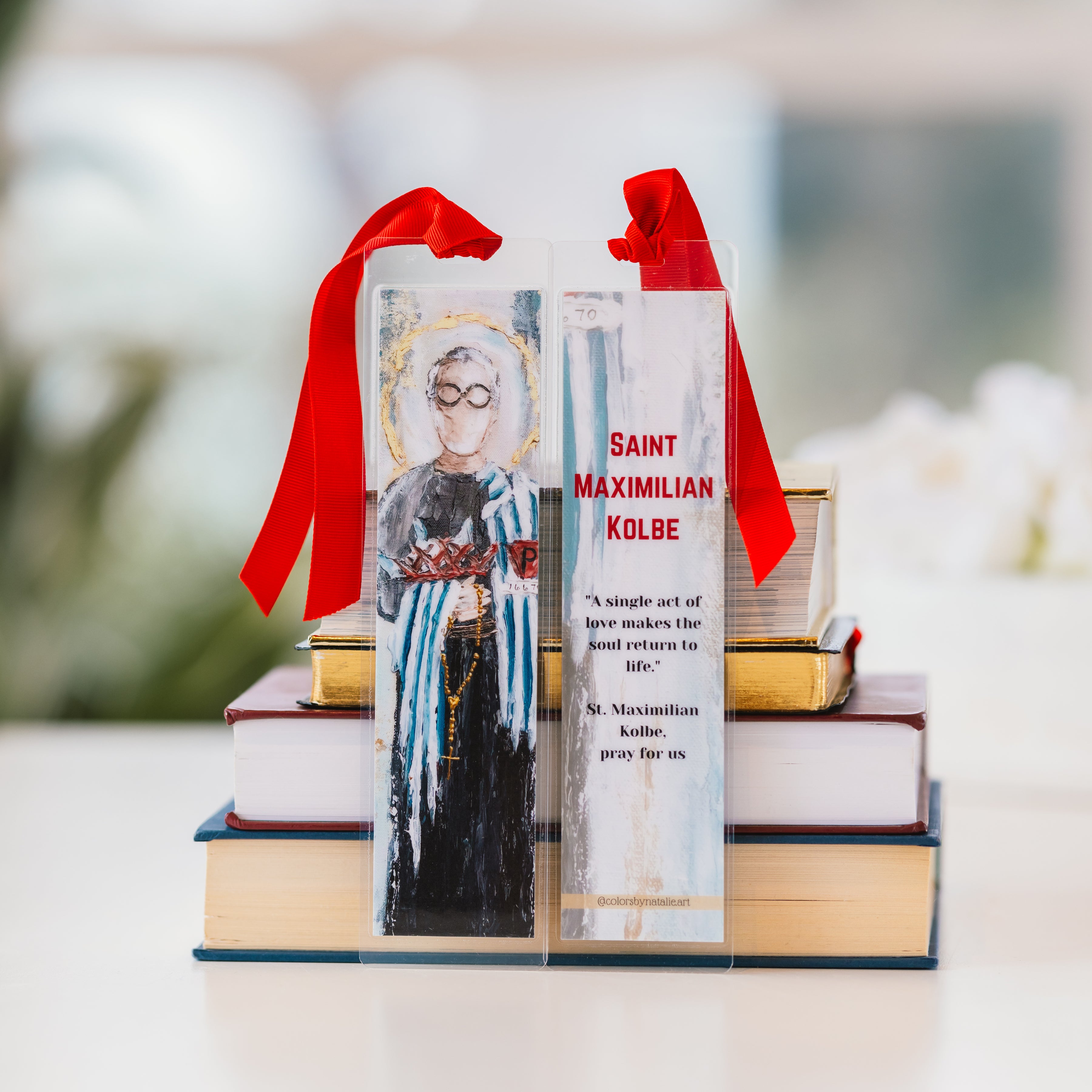 Saint Maximilian Kolbe Bookmark