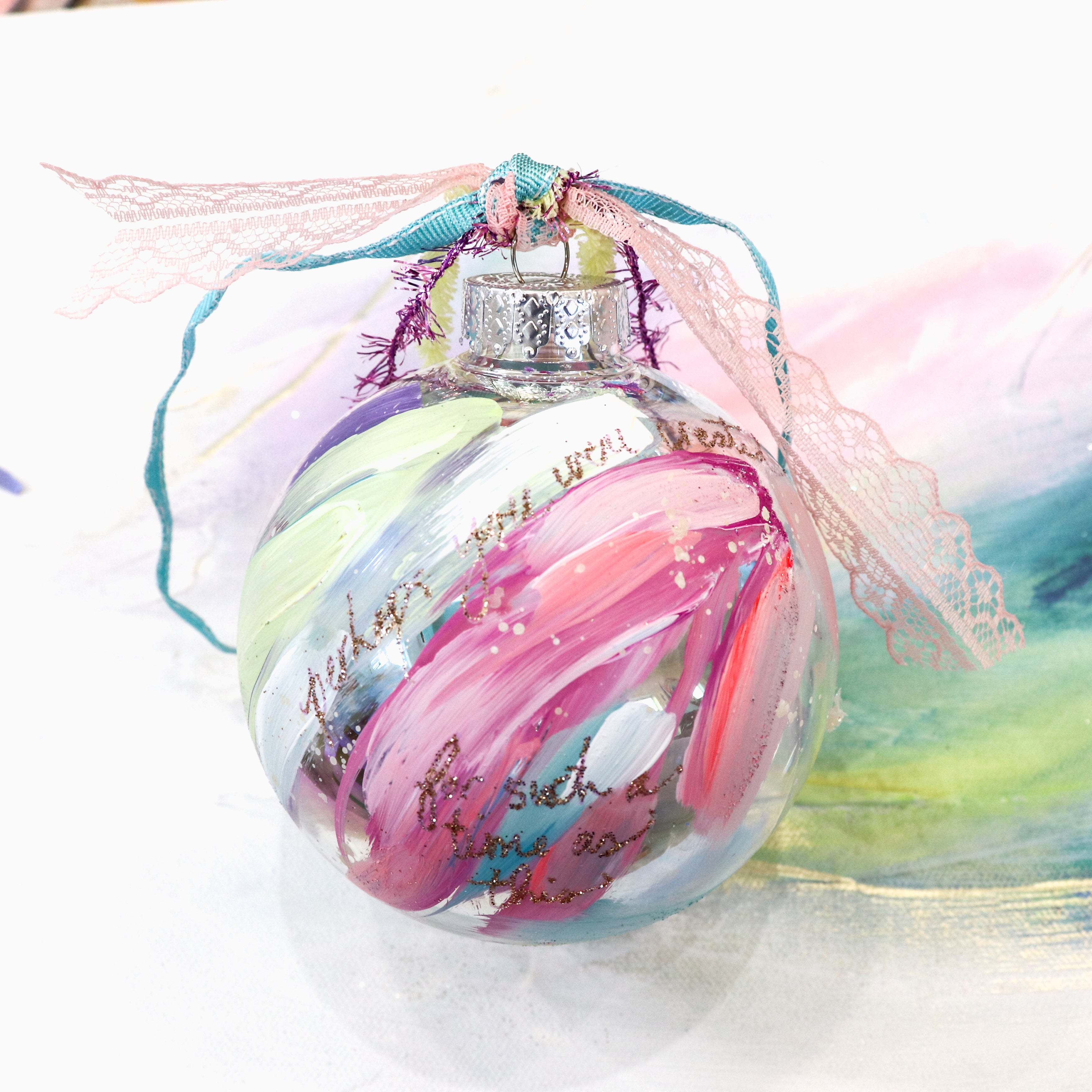 Such A Time As This Hand-painted Ornament