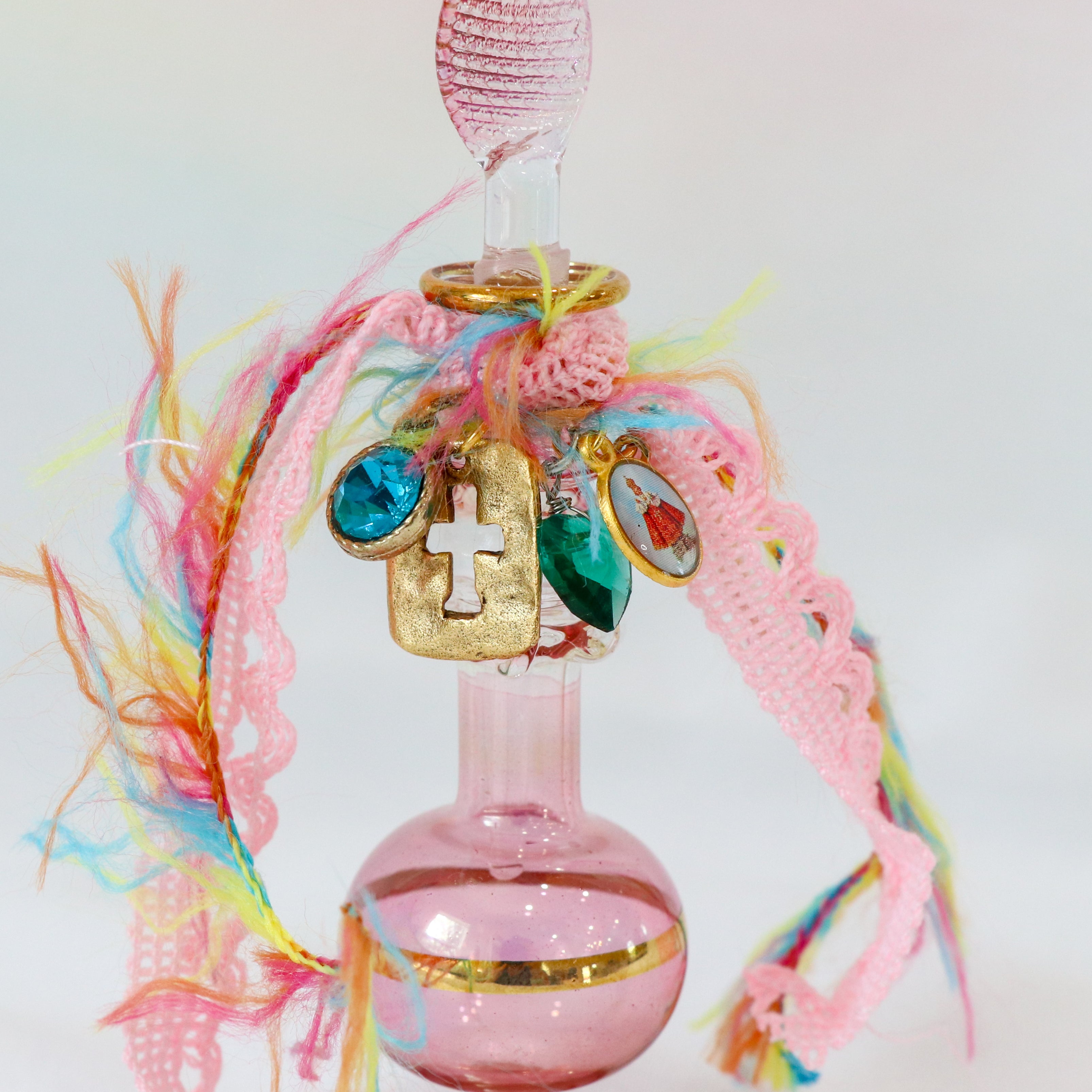 The Infant of Prague in Color | Handmade Holy Water Vessel