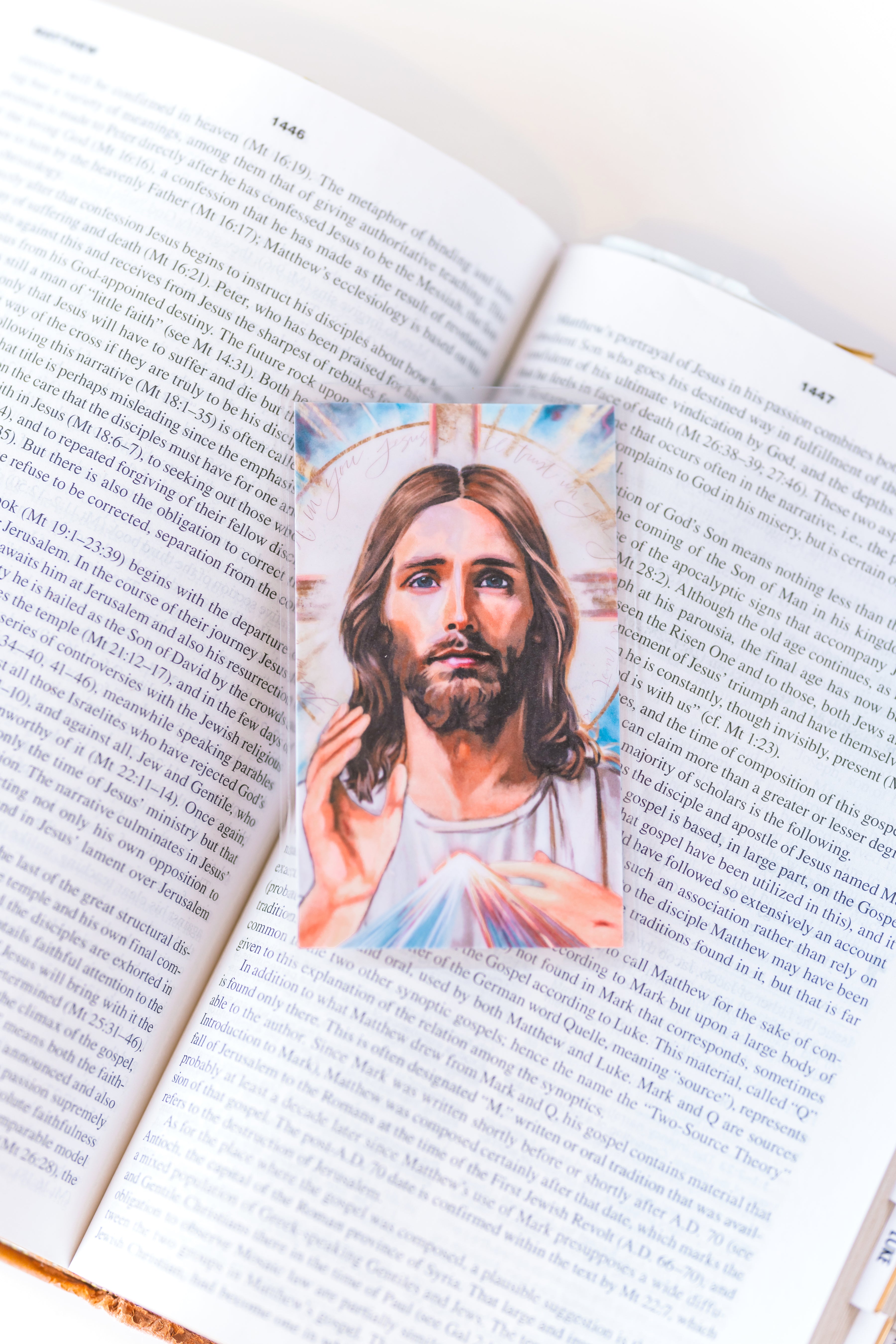 Merciful Gaze of Jesus Prayer Card
