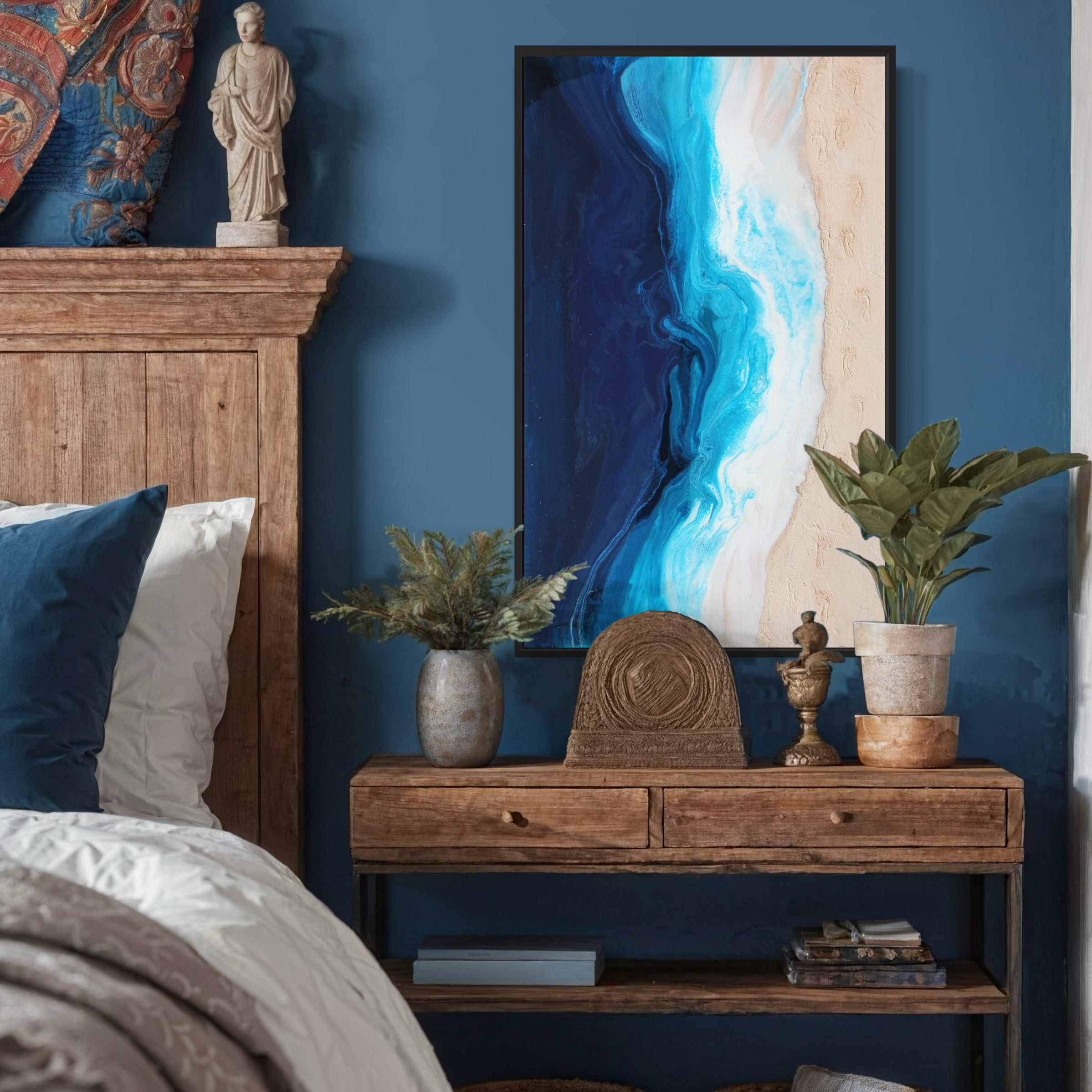 Footprints in The Sand Fine Art Print