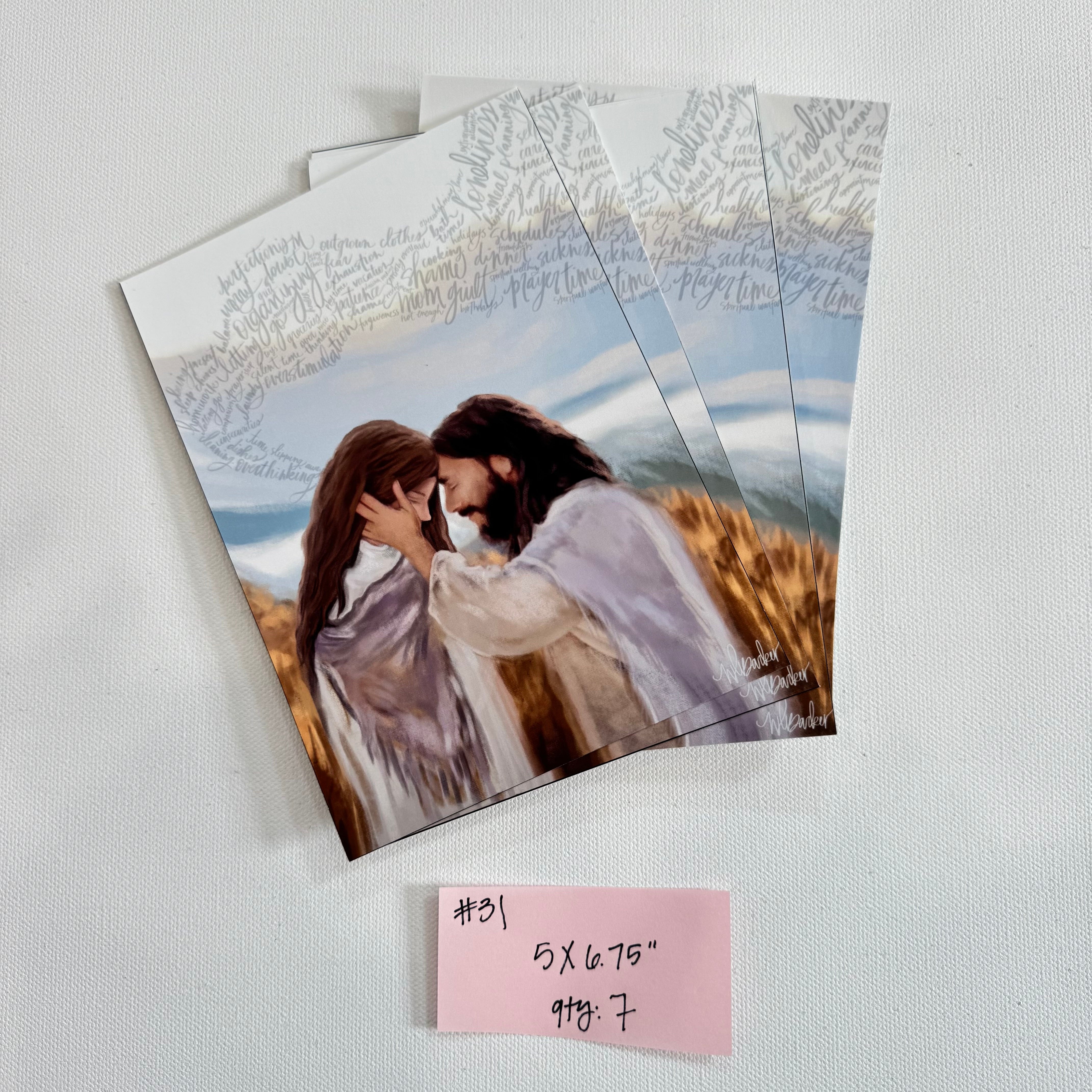 MP31 - The Weight of Love, 5" x 6.75"