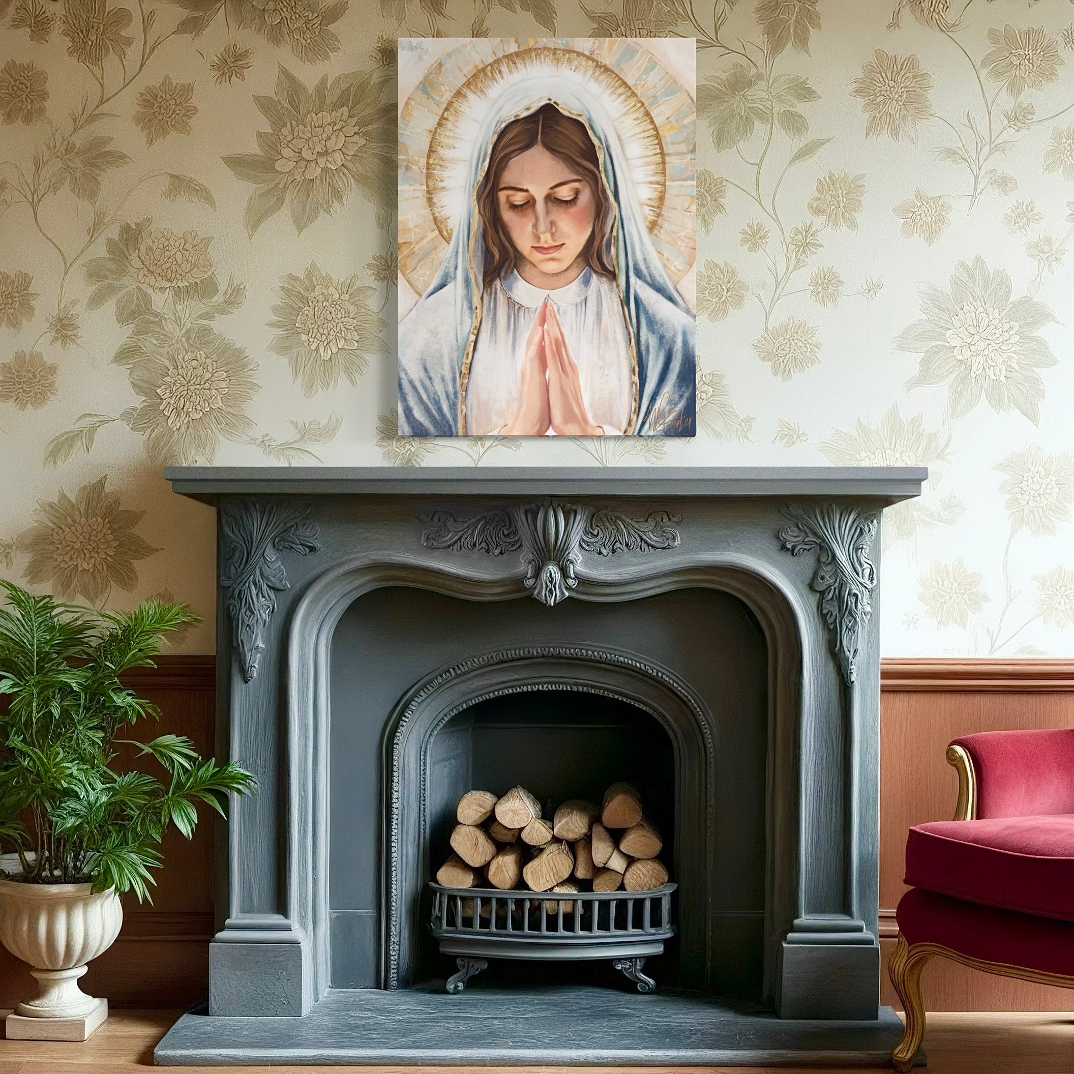 A Mother Who Prays Fine Art Print